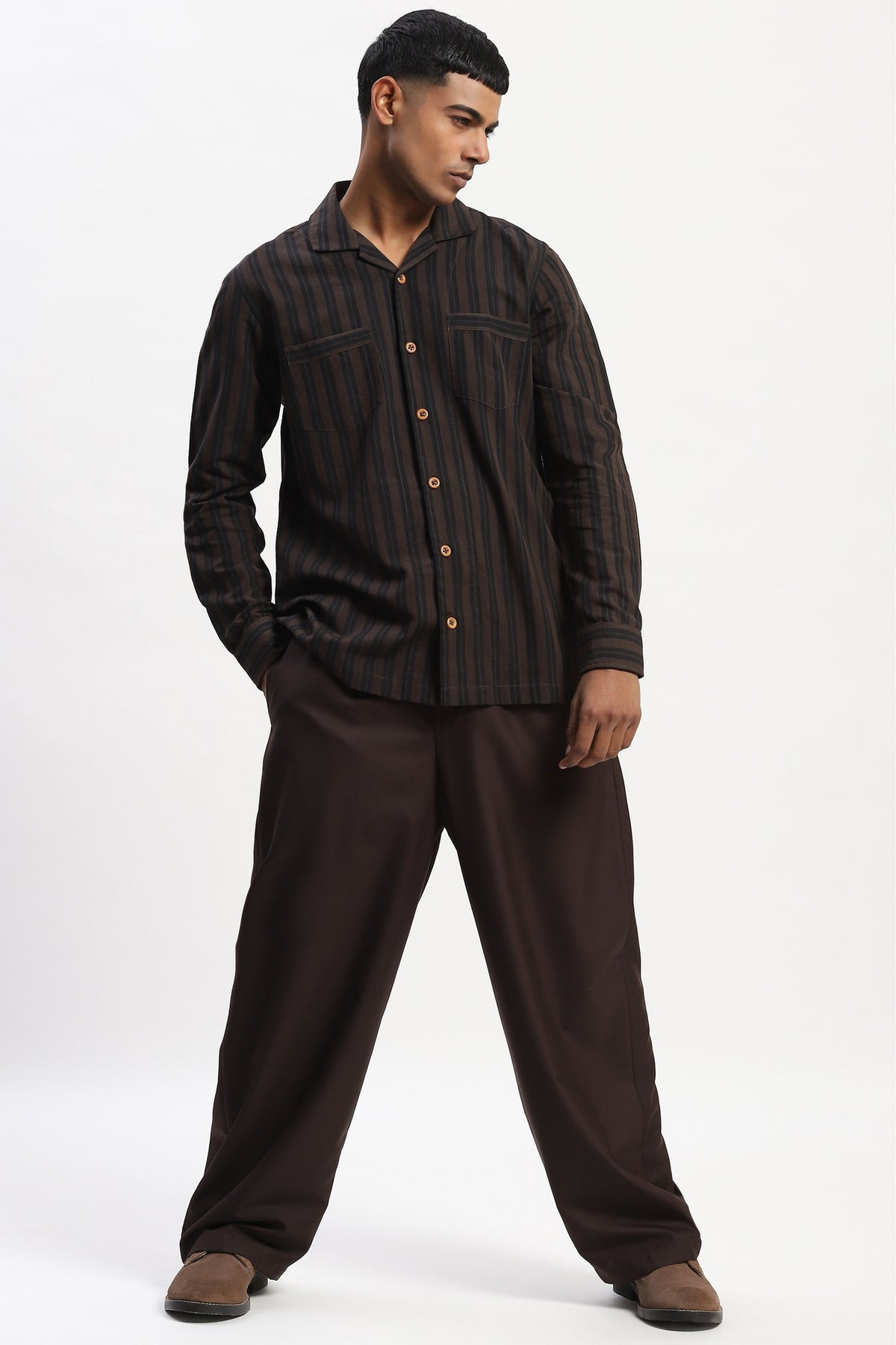 Multi Engineered Dual Woven Shirt