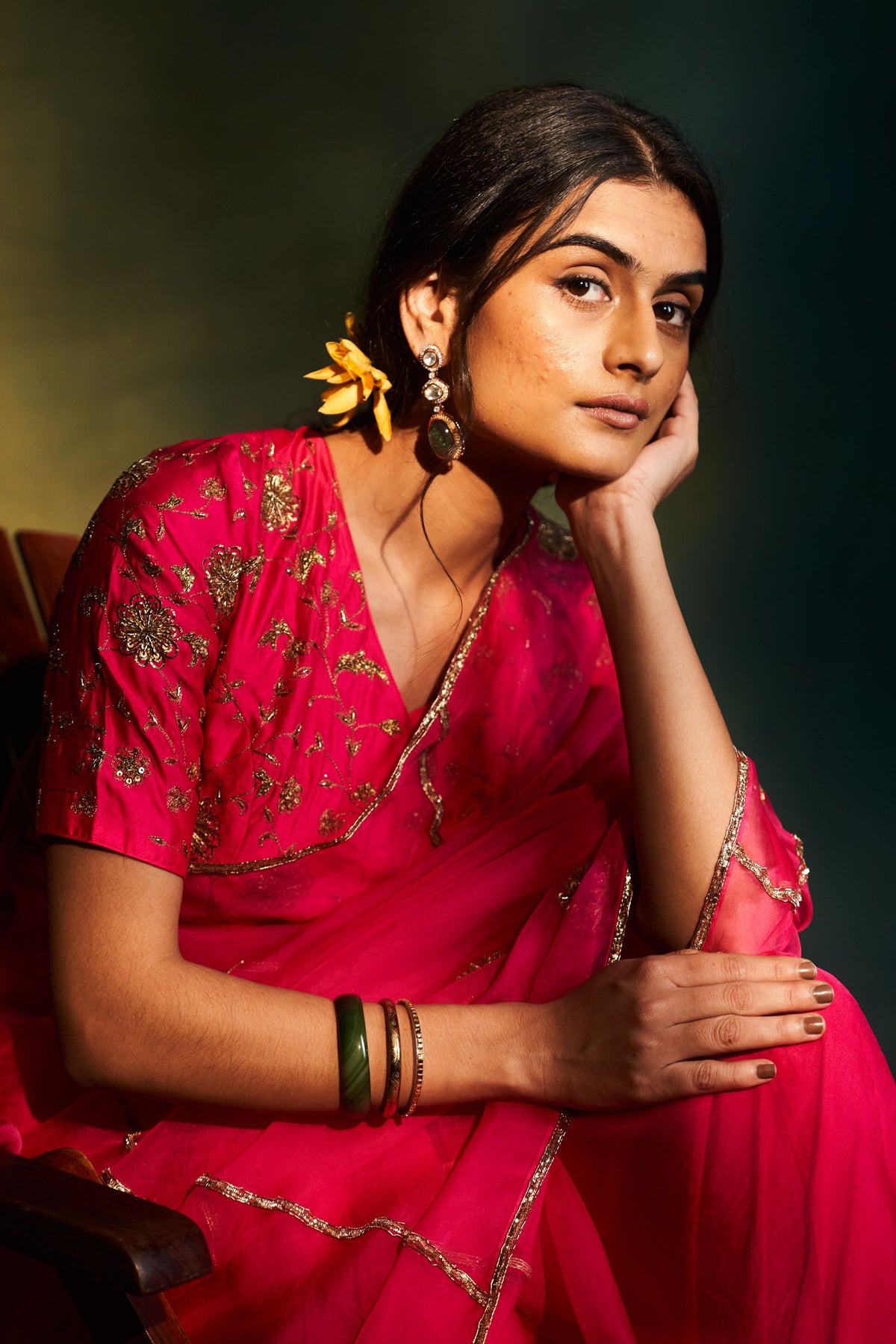 Lekha Organza Saree Set