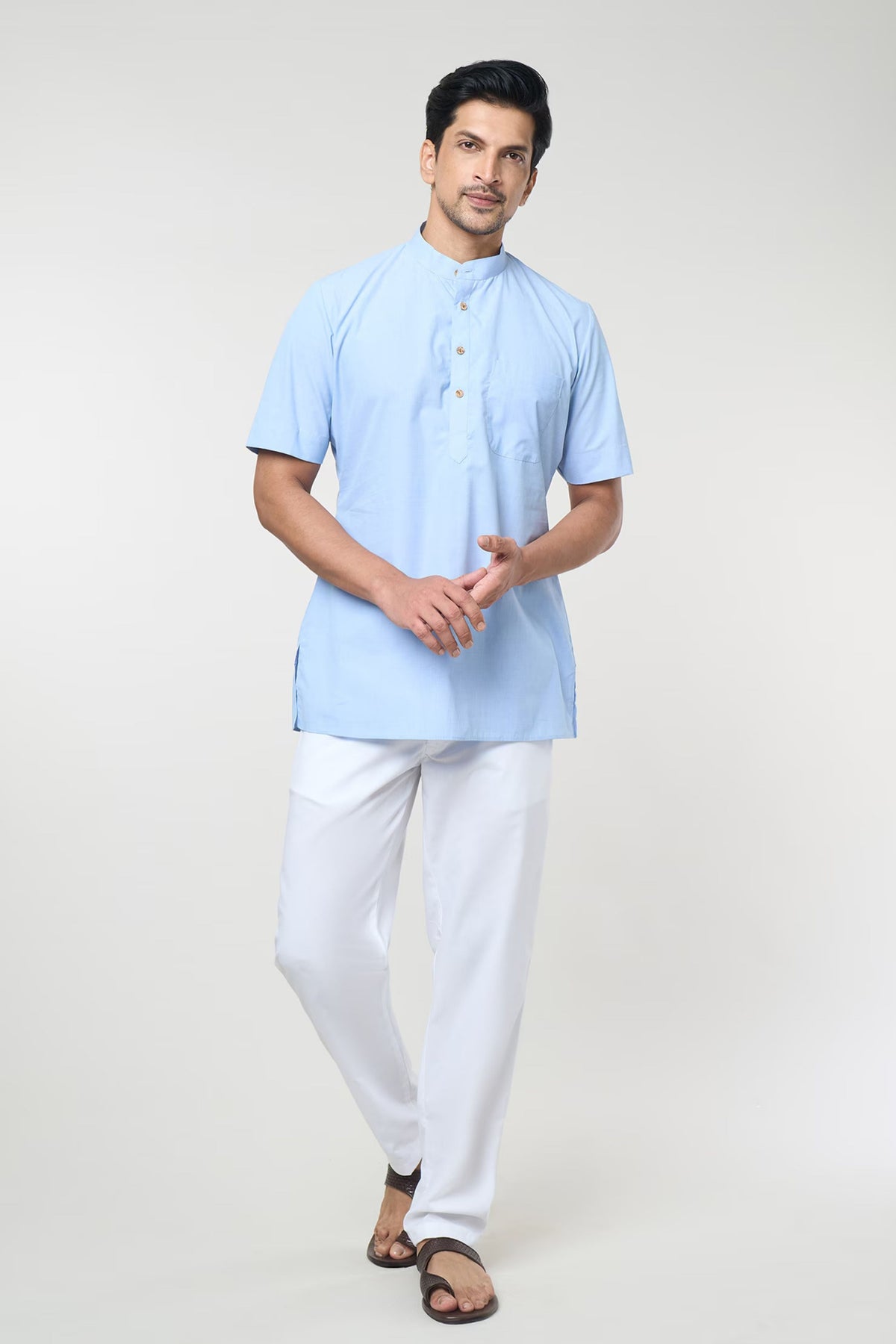 Blue Pastel Shirt Set