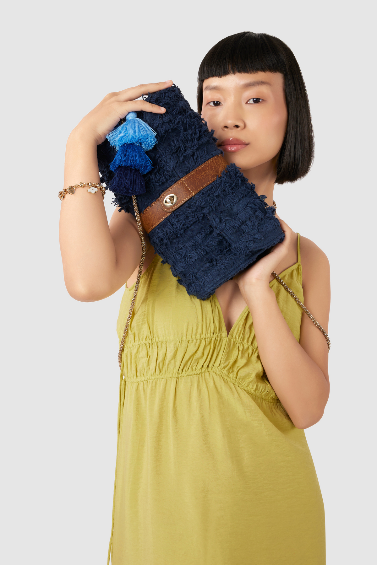 Ruffled Crossbody