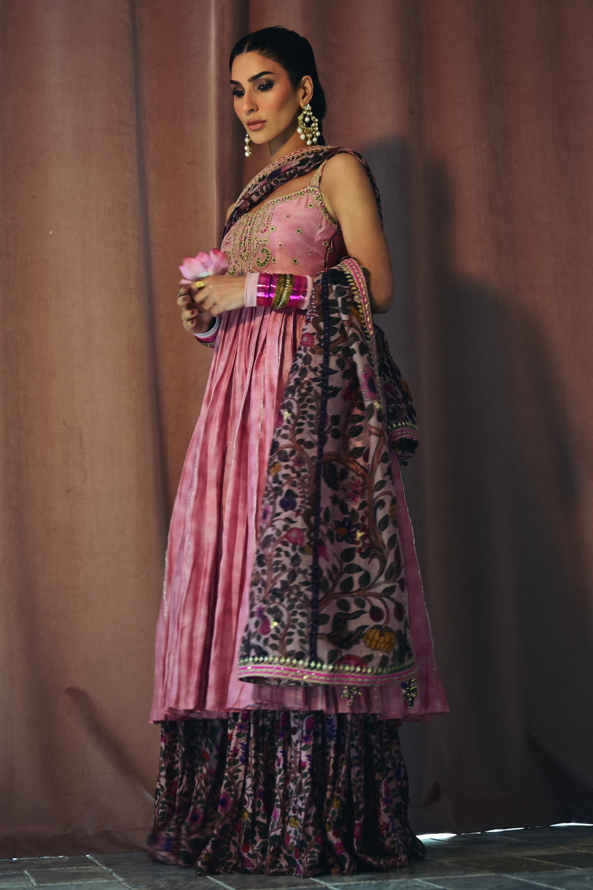 Kiran Malik In Ghoomer Anarkali Set