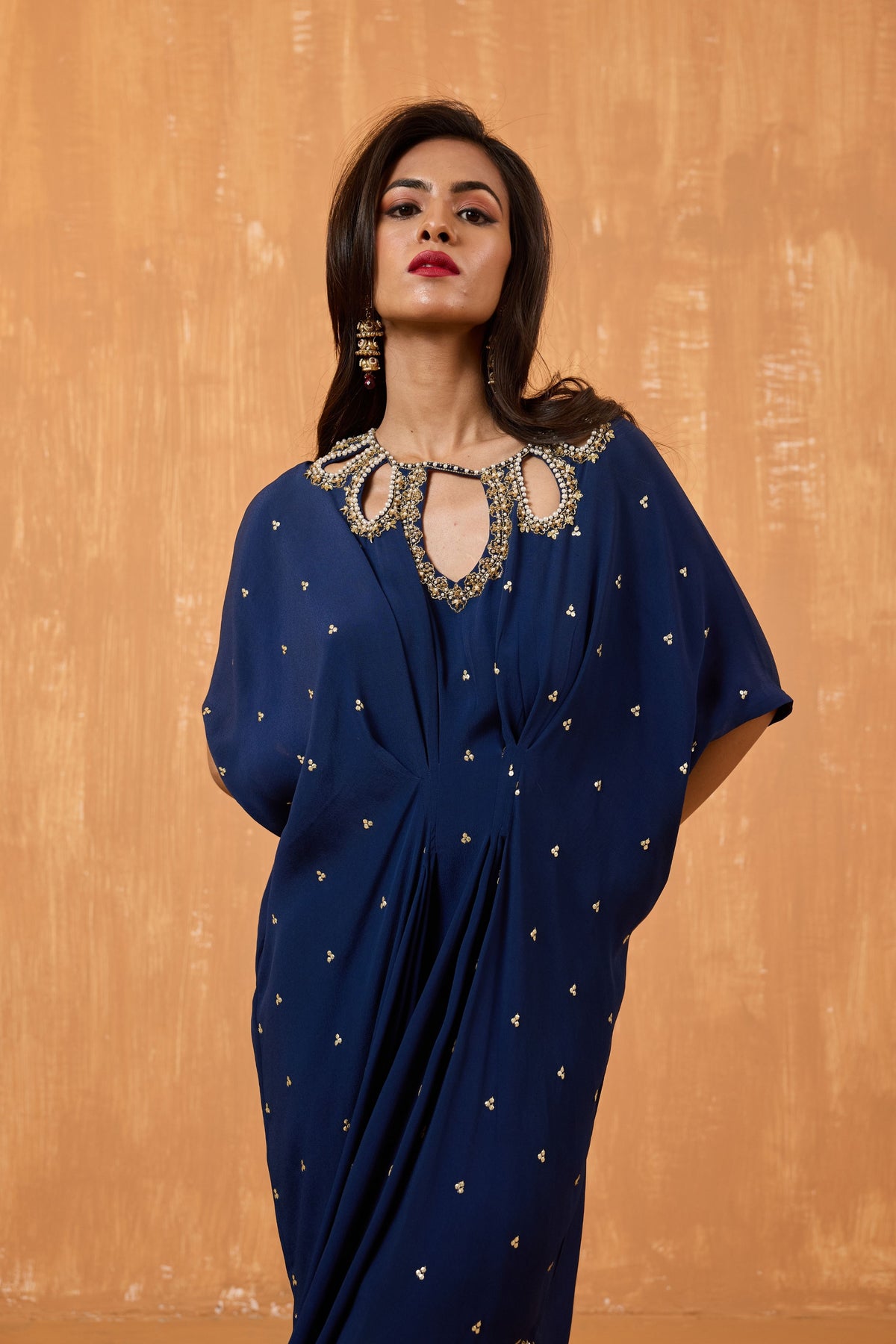 Navy Blue Kaftan