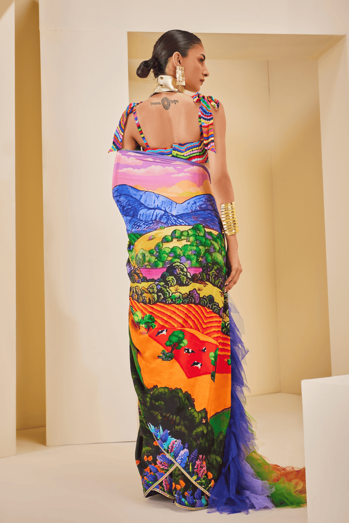 Martina Saree Set