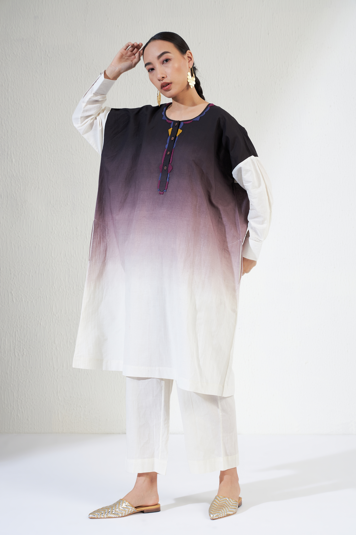 Ombre Kurta Set