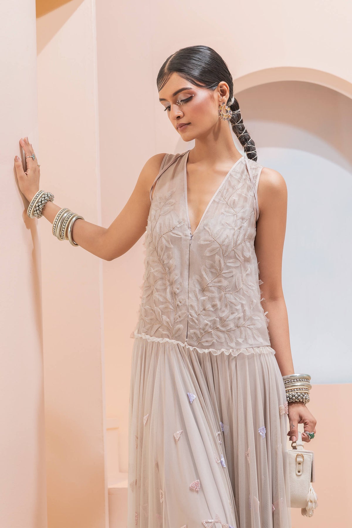 Organza Beadwork Dress