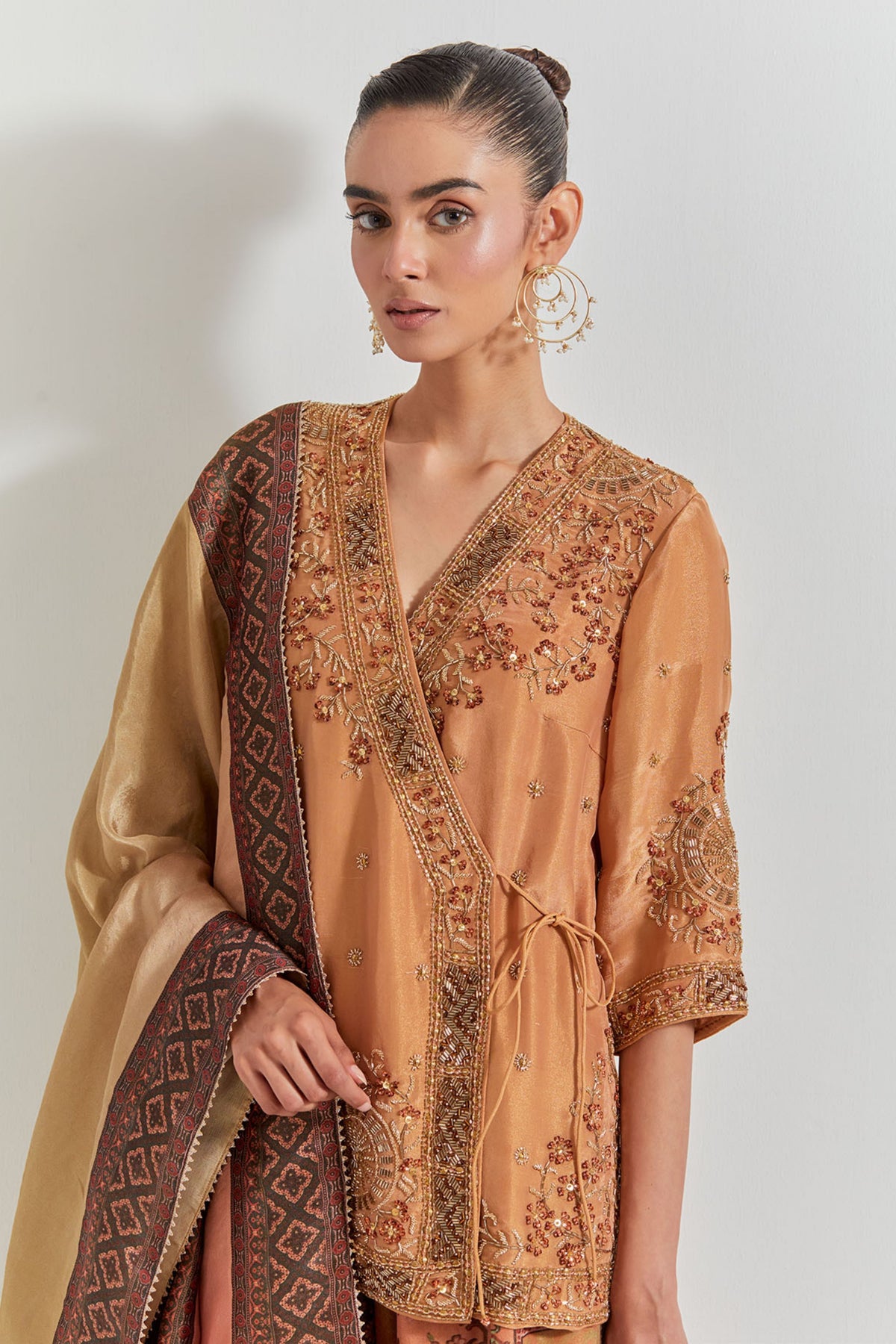 Spicy Glam Tissue Kurta Set