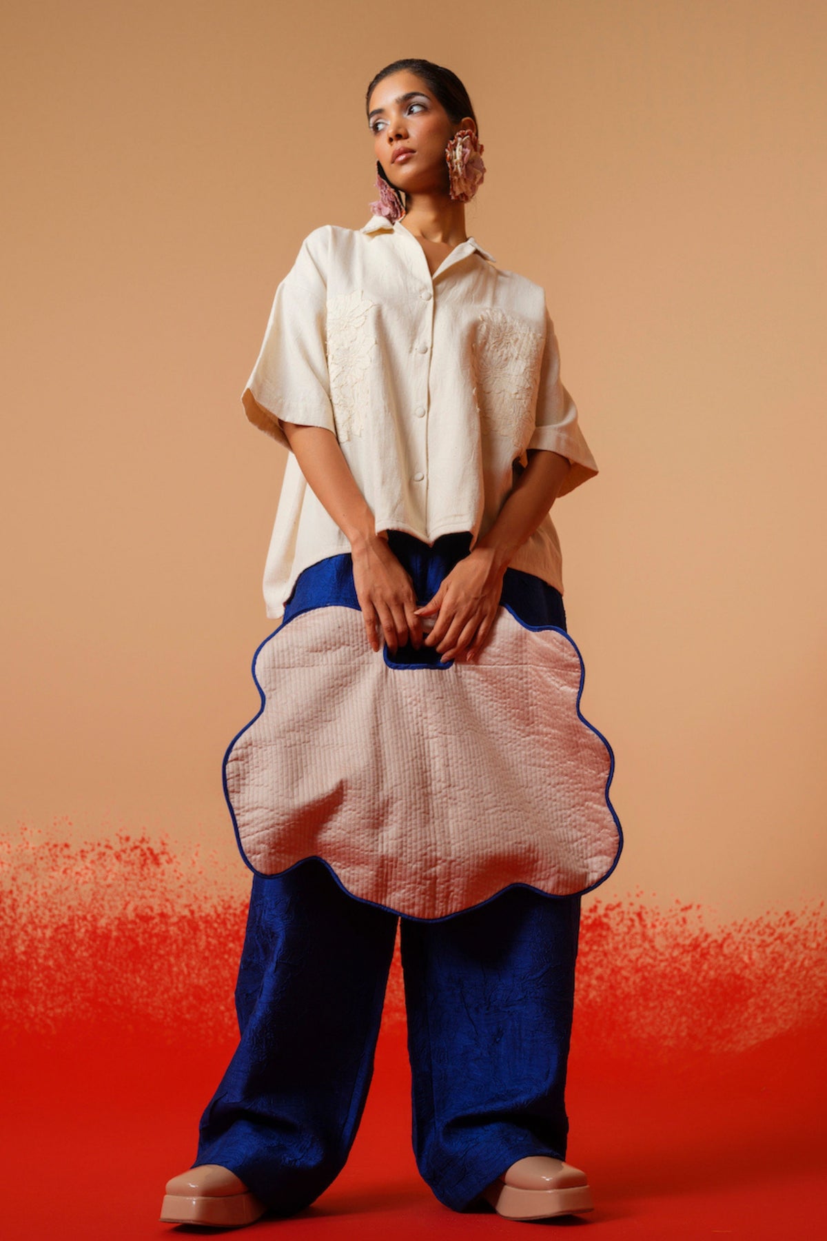 Blue Petal Pants
