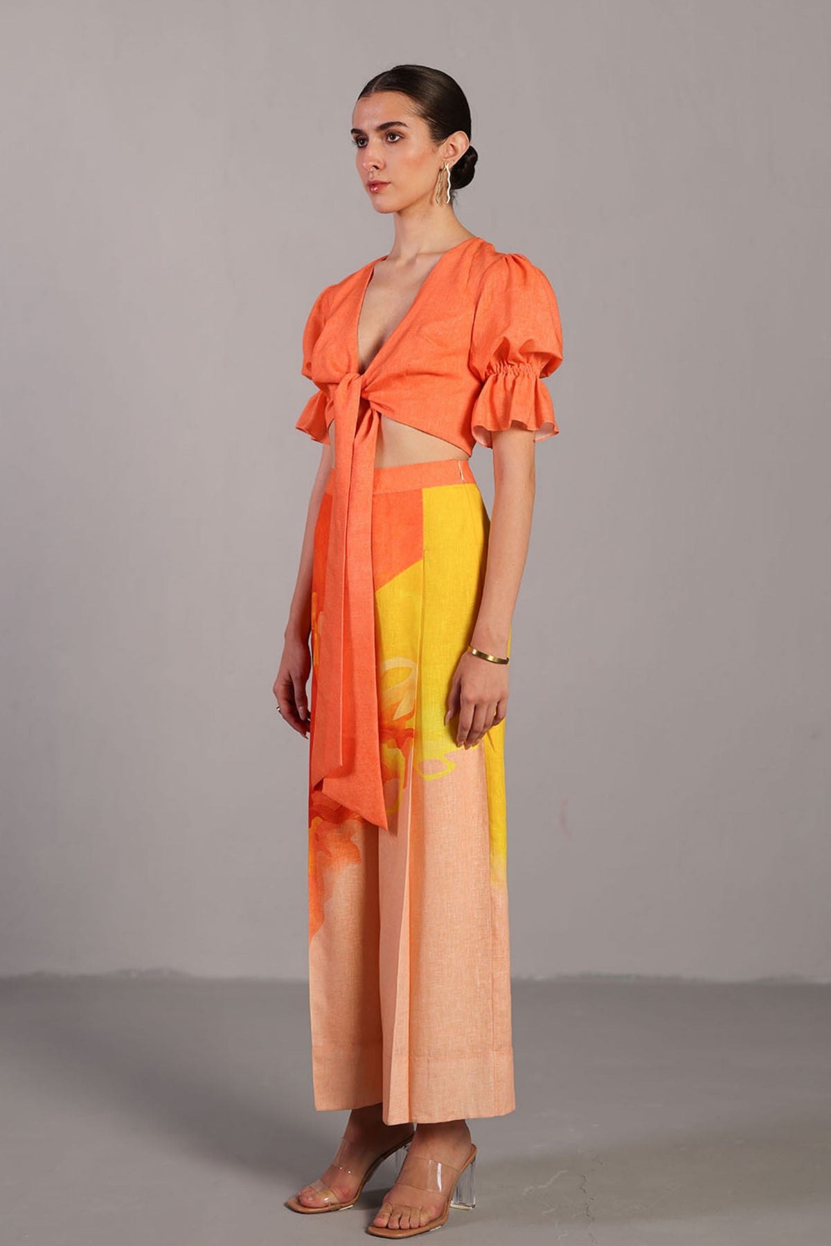 Yellow and Orange Pants