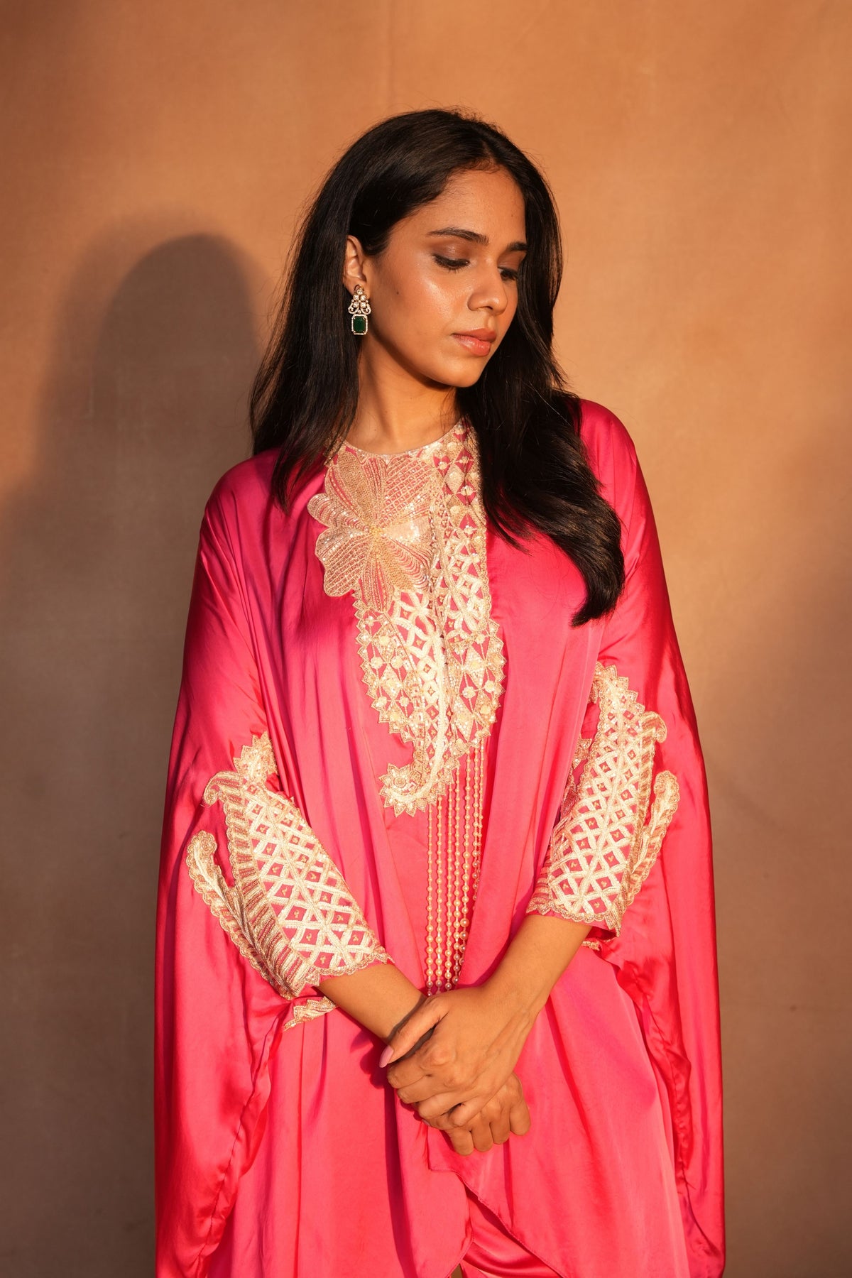 Pink Kaftan Set