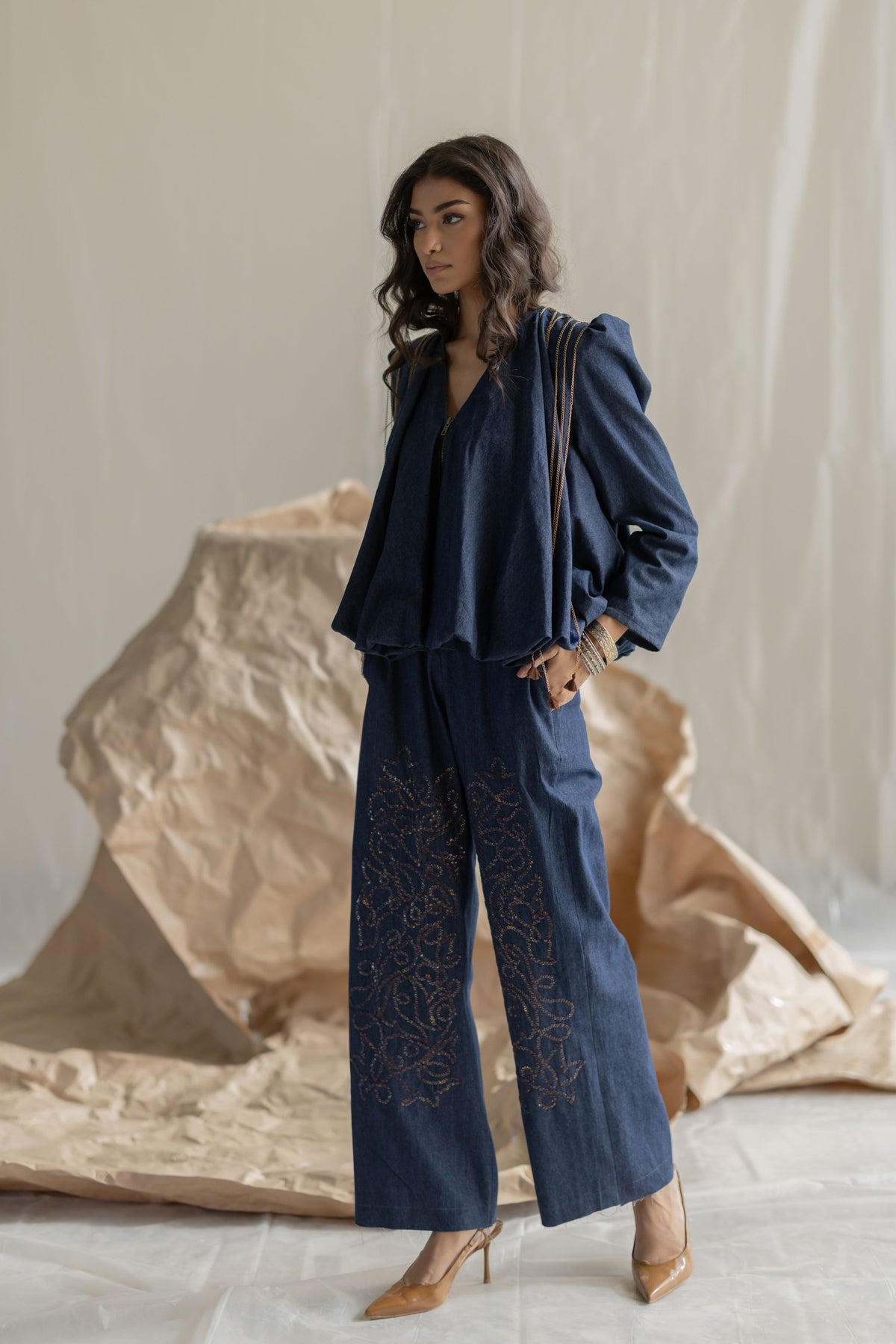 Dark Blue Balloon Top