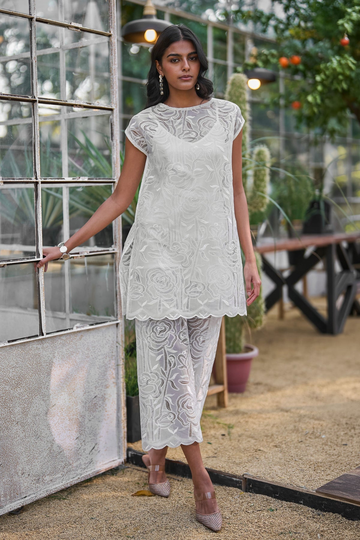 Ivory Lace Tunic