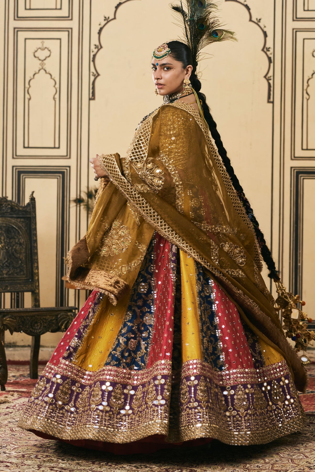 Rangotsav Phulkari Lehenga Set