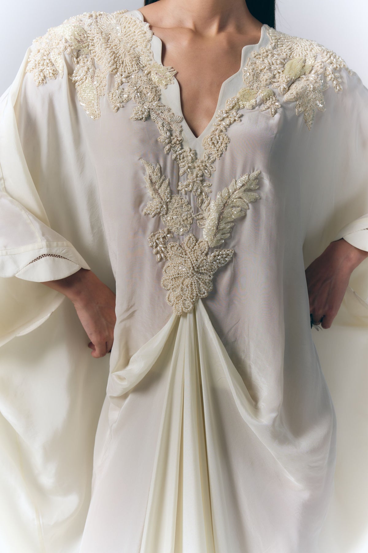 Ivory Whisper Kaftan