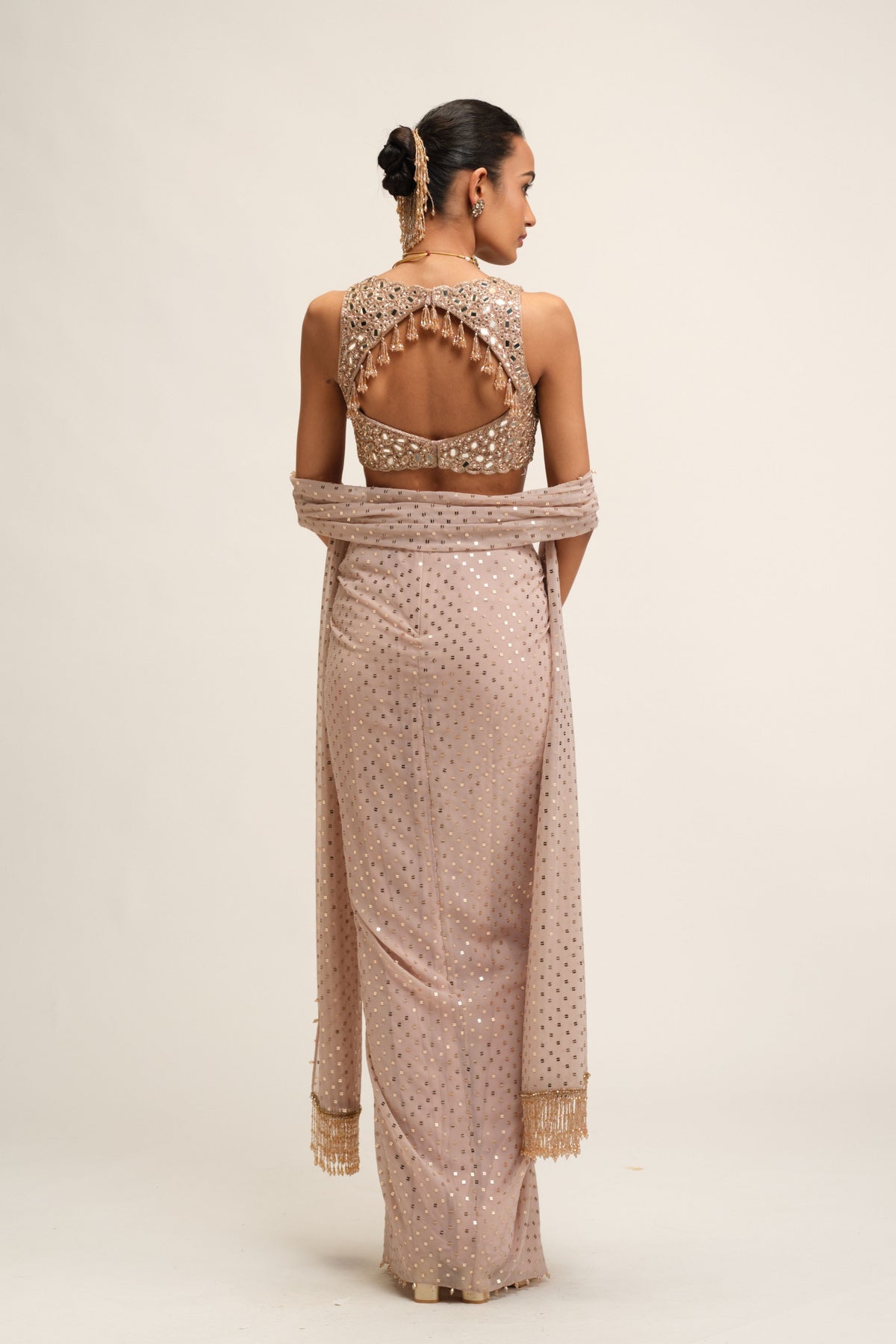 Ash Embroidered Skirt Set