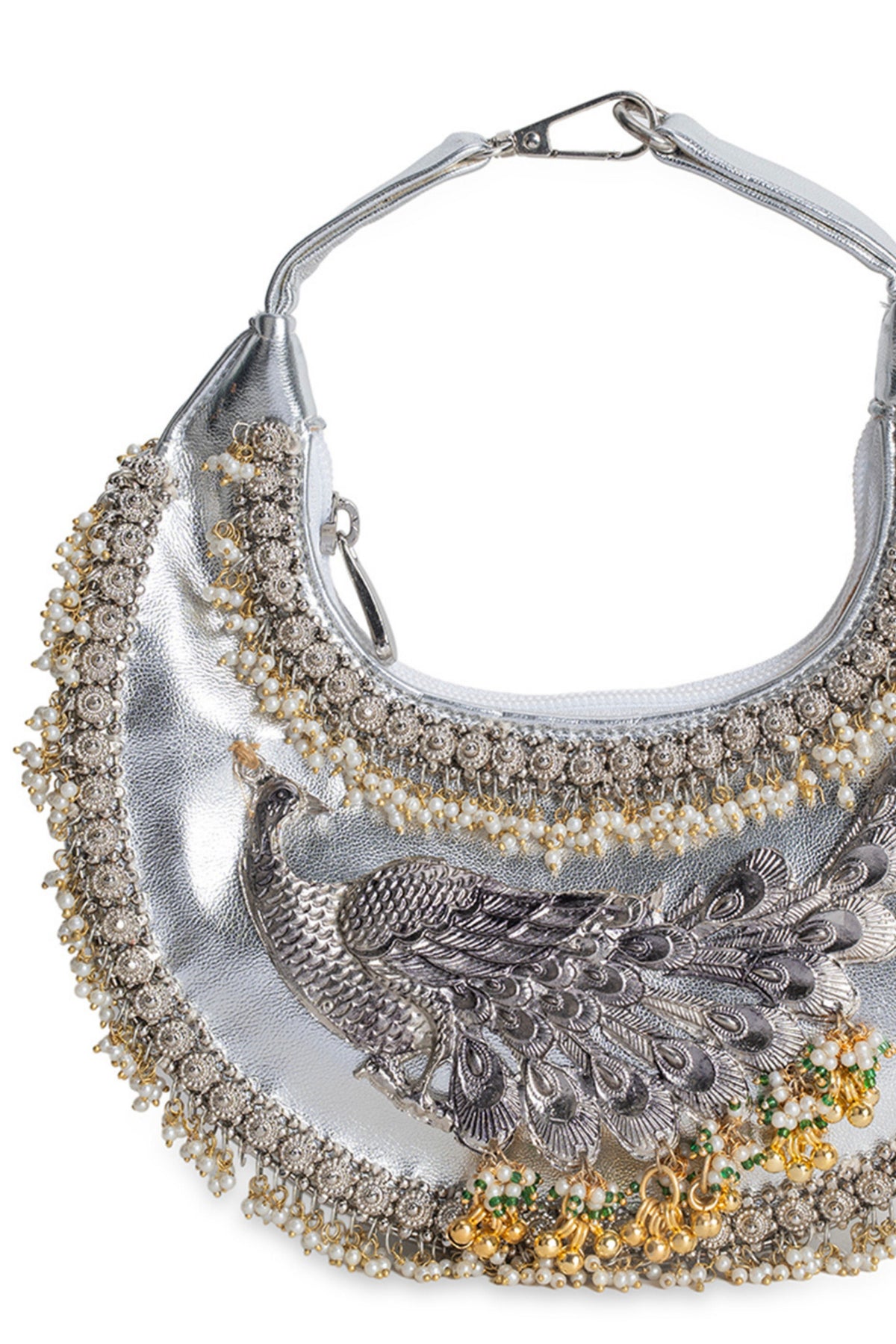 Mayura Silver Handbag