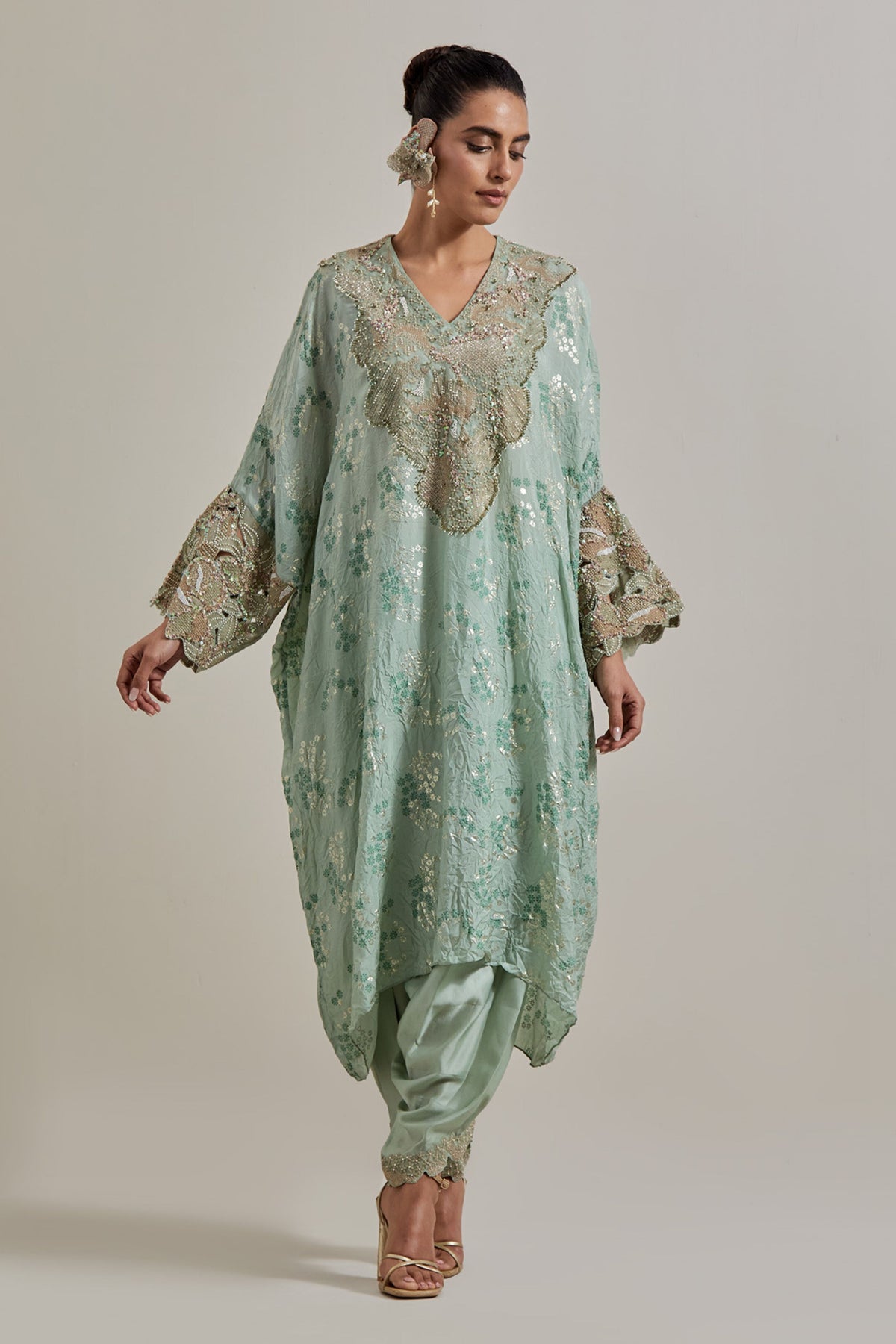 Sage Kaftan Set