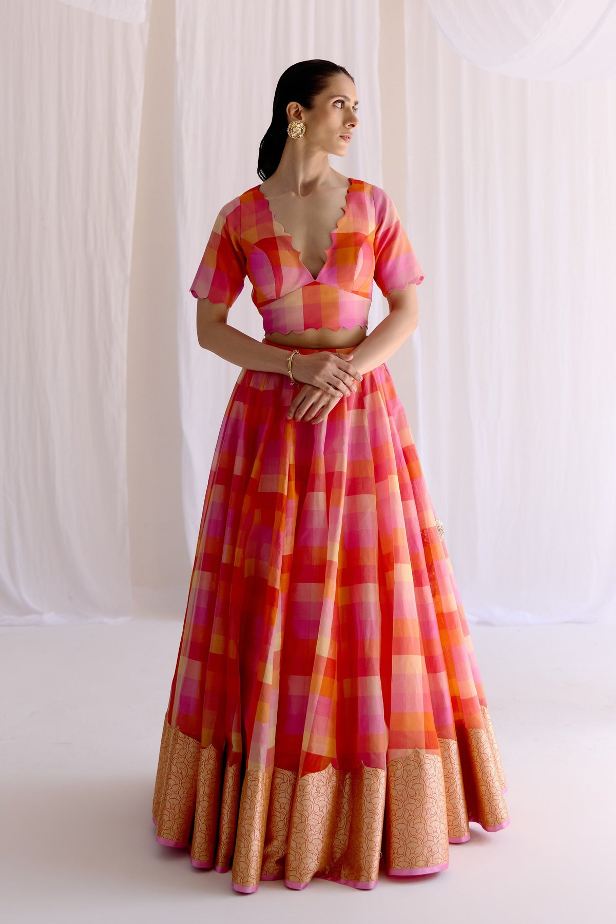 Gulmeher Pachranga Lehenga Set