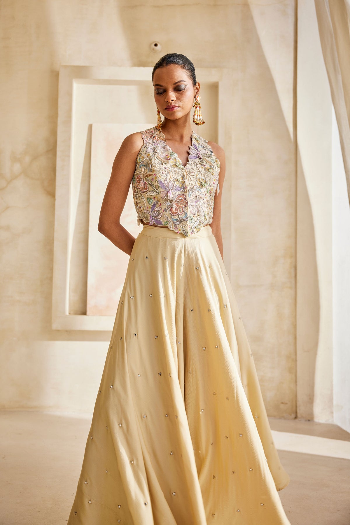 Gulnaar Waistcoat Set