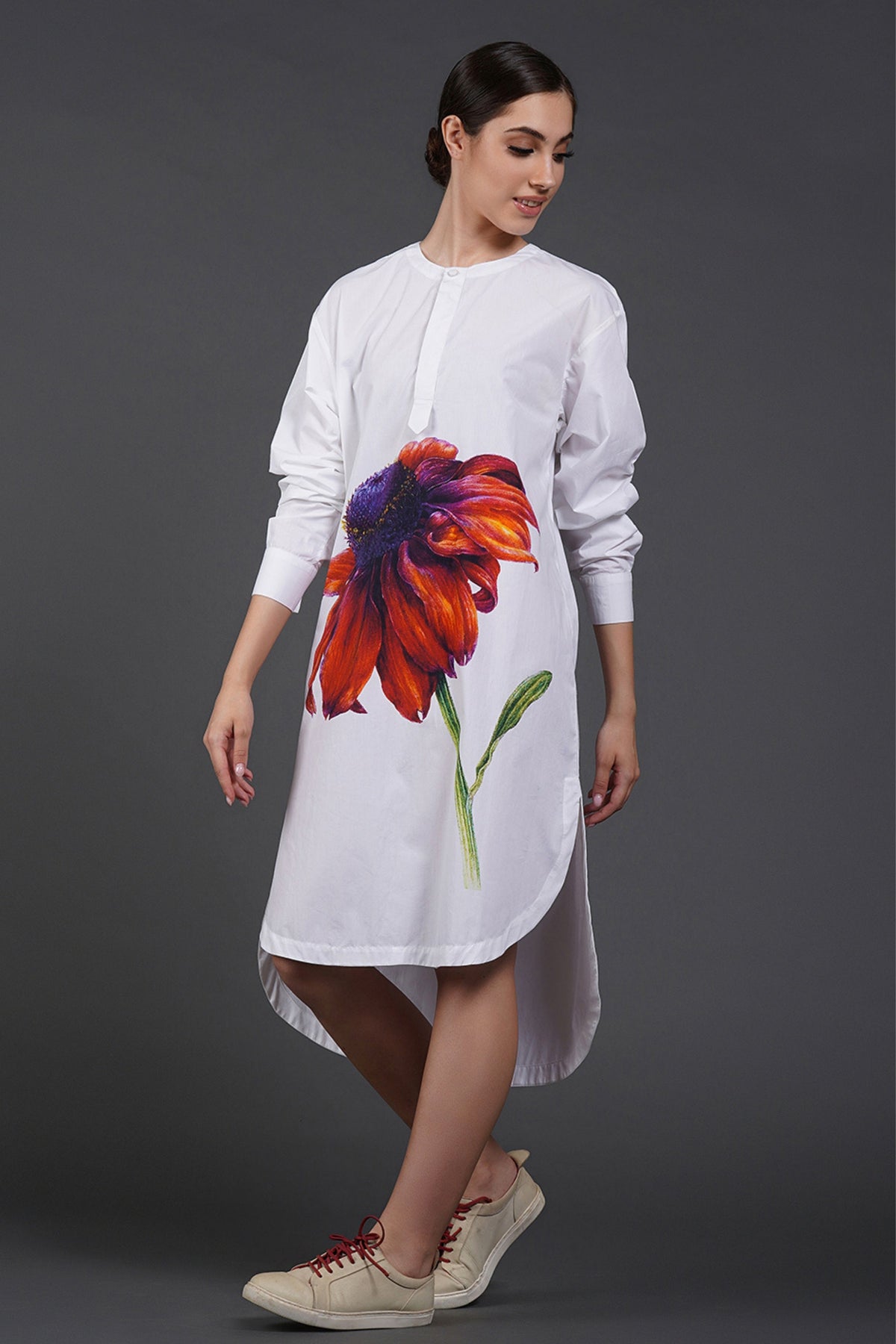 Abstract Digtal Print Dress