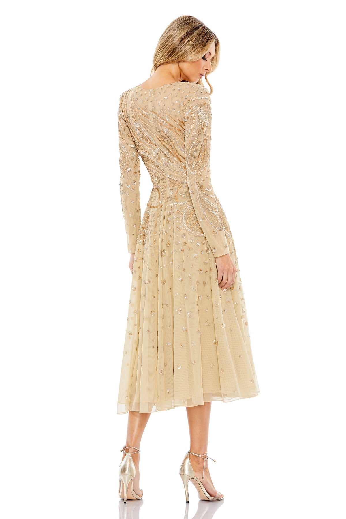 Midi Beads and Sequins Dress