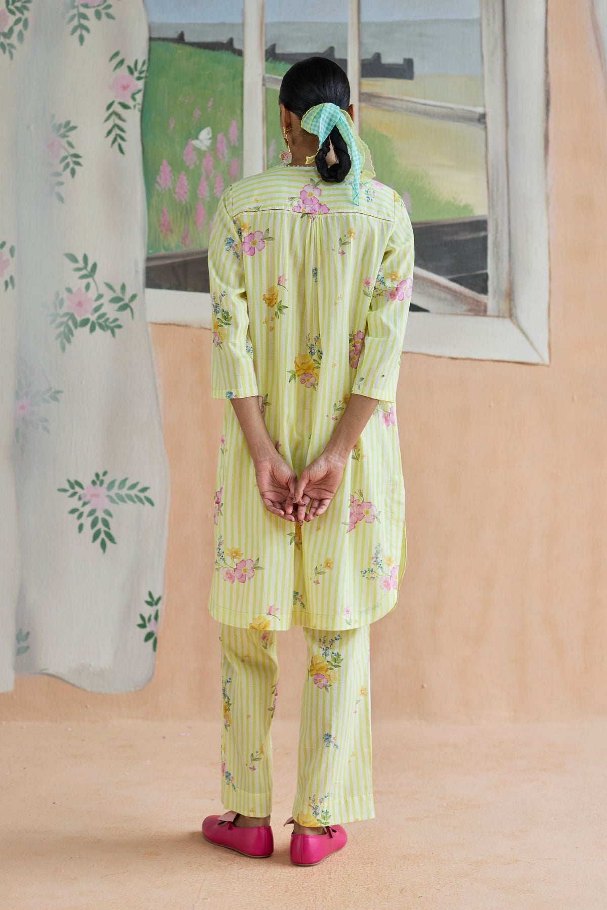 Serene Flora Mid Kurta Set