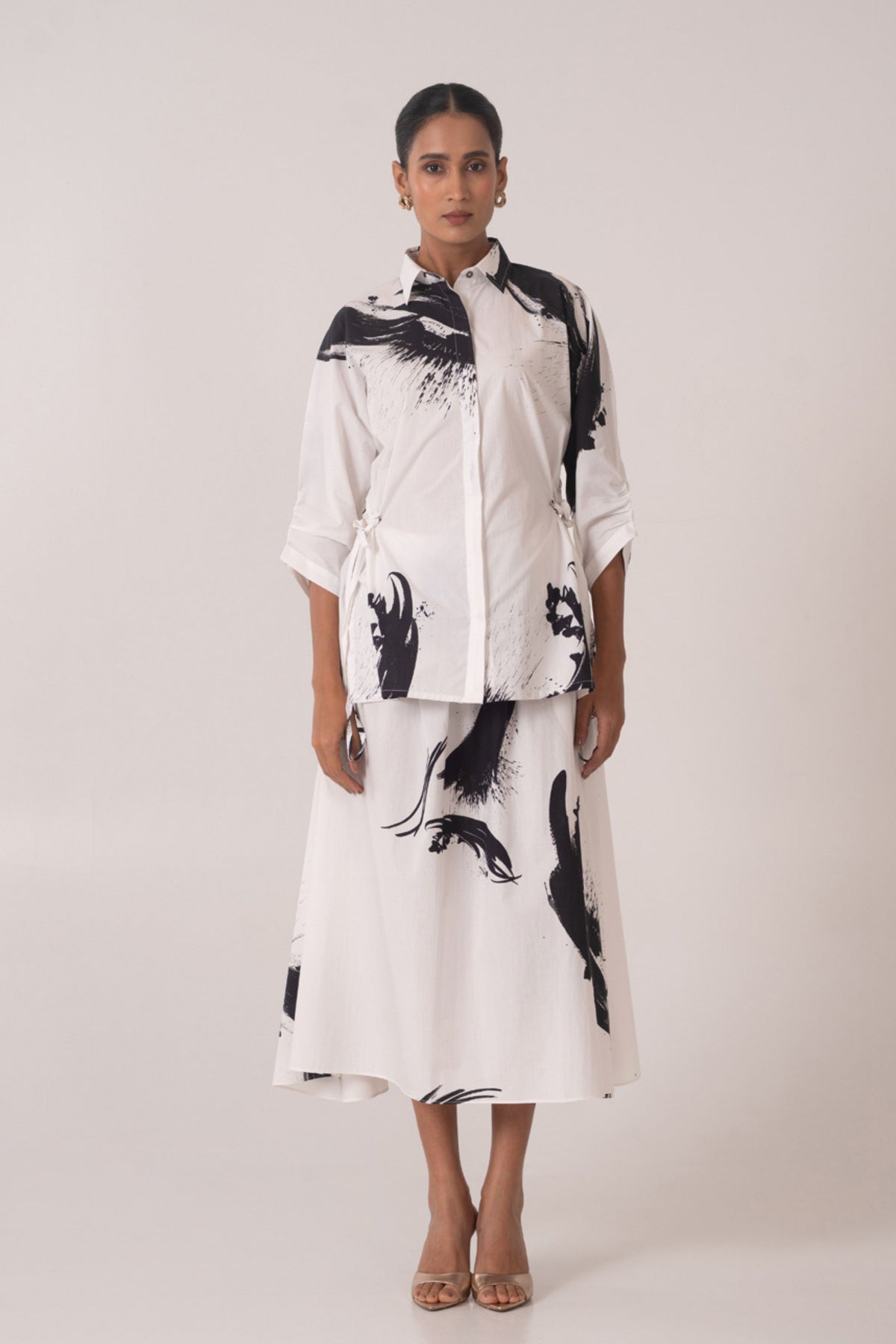 Tone White Black Shirt