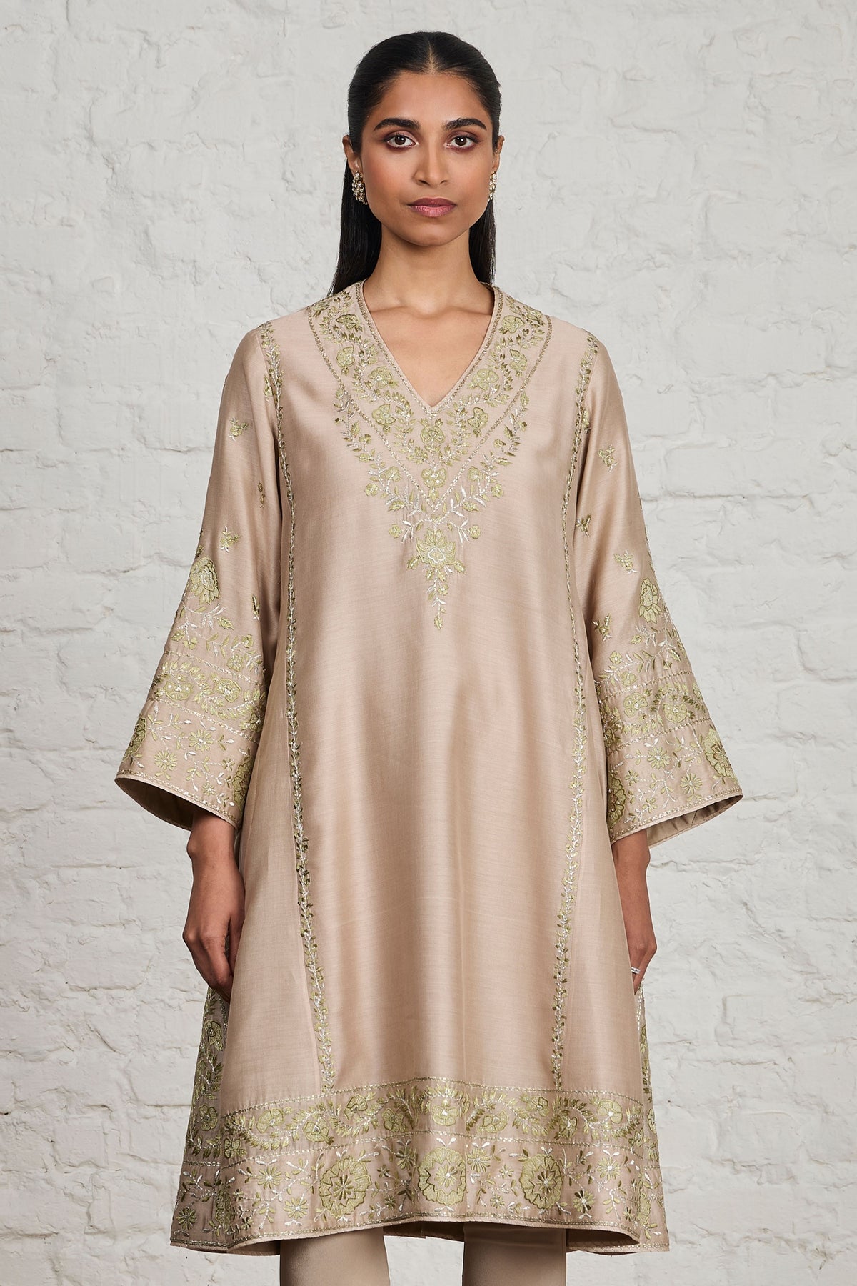 Valerie Beige Kurta Set