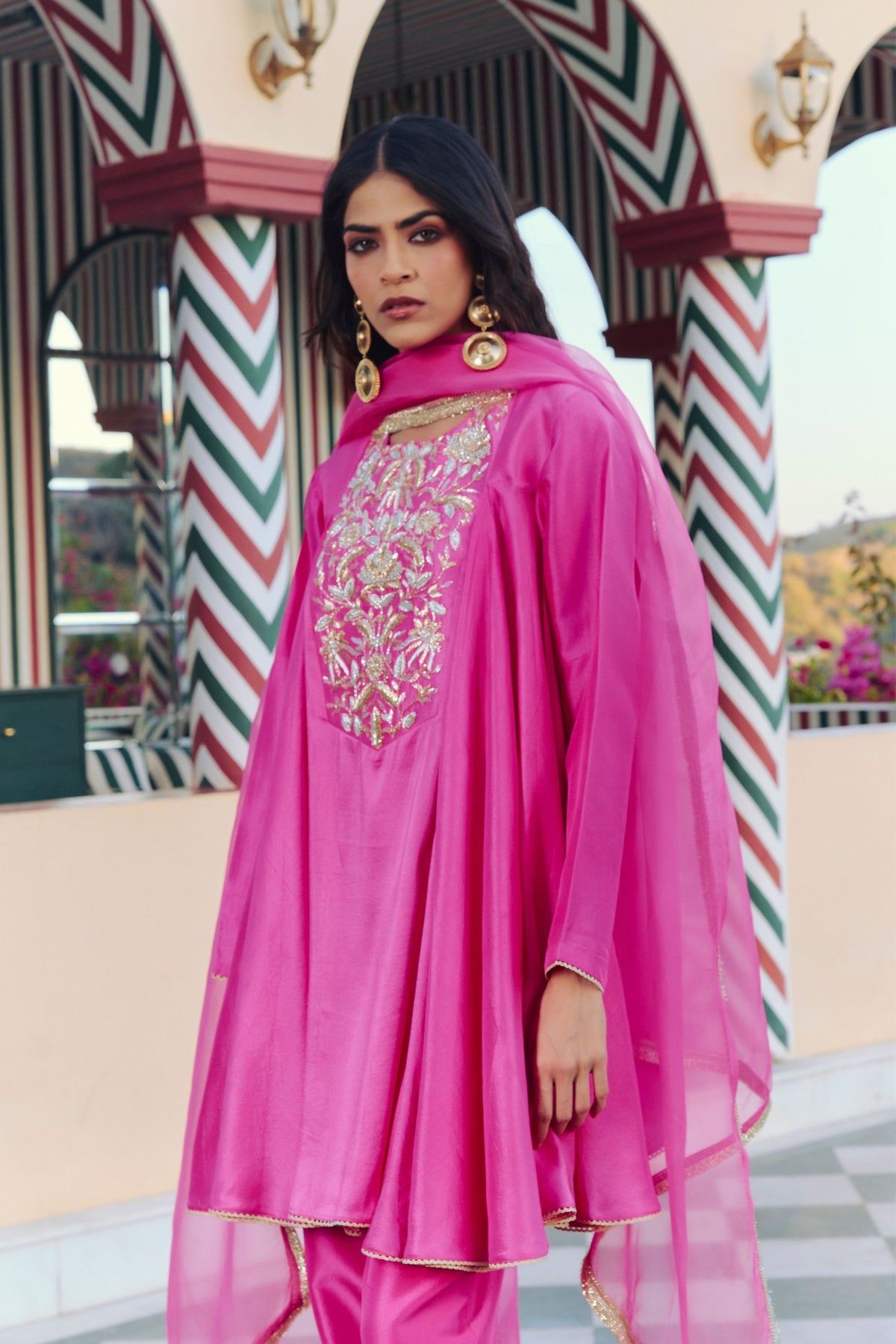 Pique Kurta Set