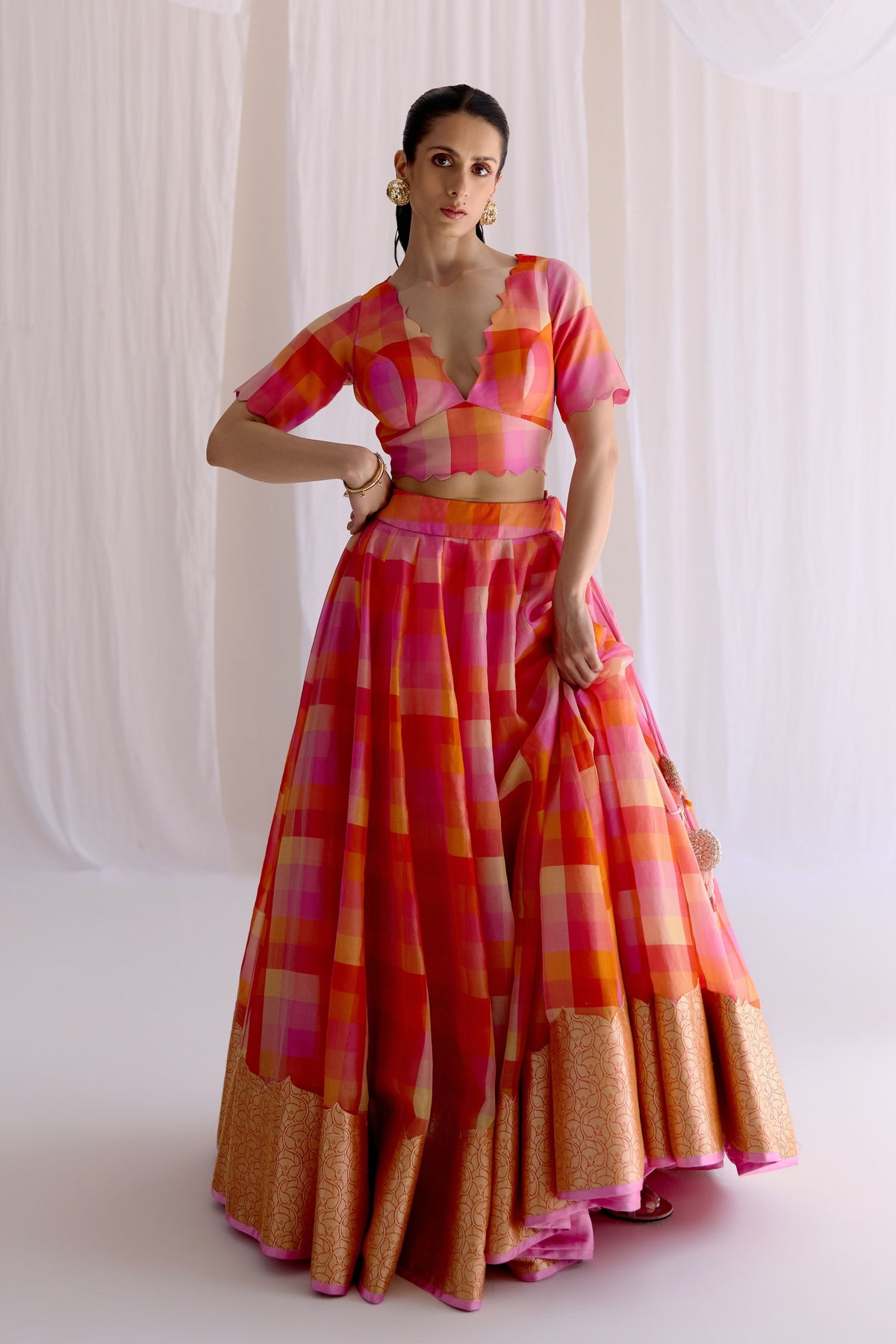 Gulmeher Pachranga Lehenga Set