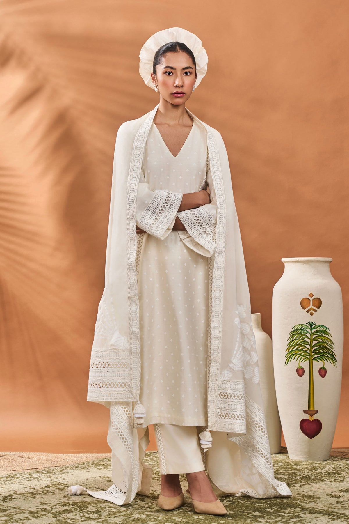 Ivory All Fours Kurta Set