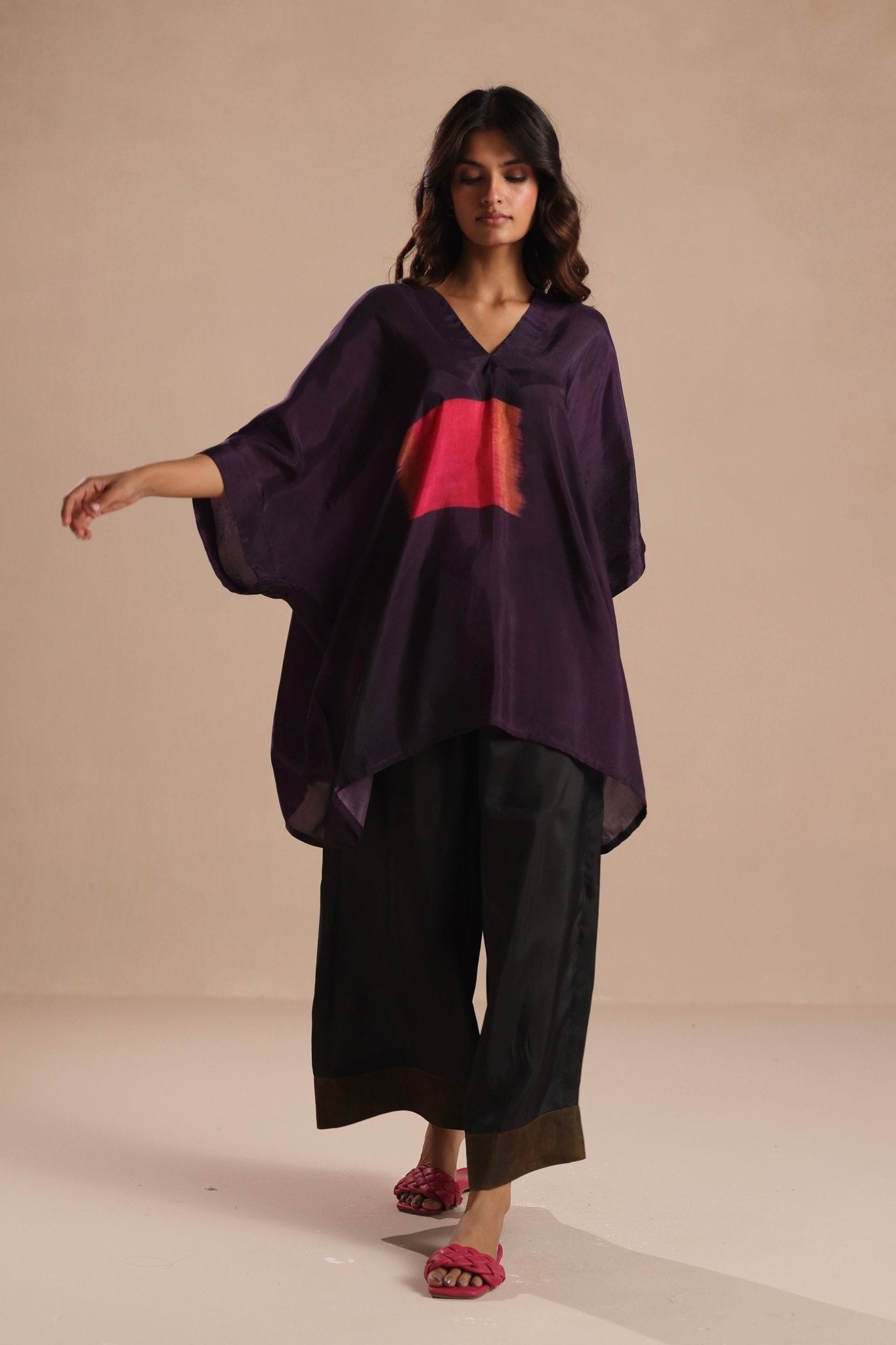 Wabi Sabi Kaftan Set - Roza Pret - Elahe