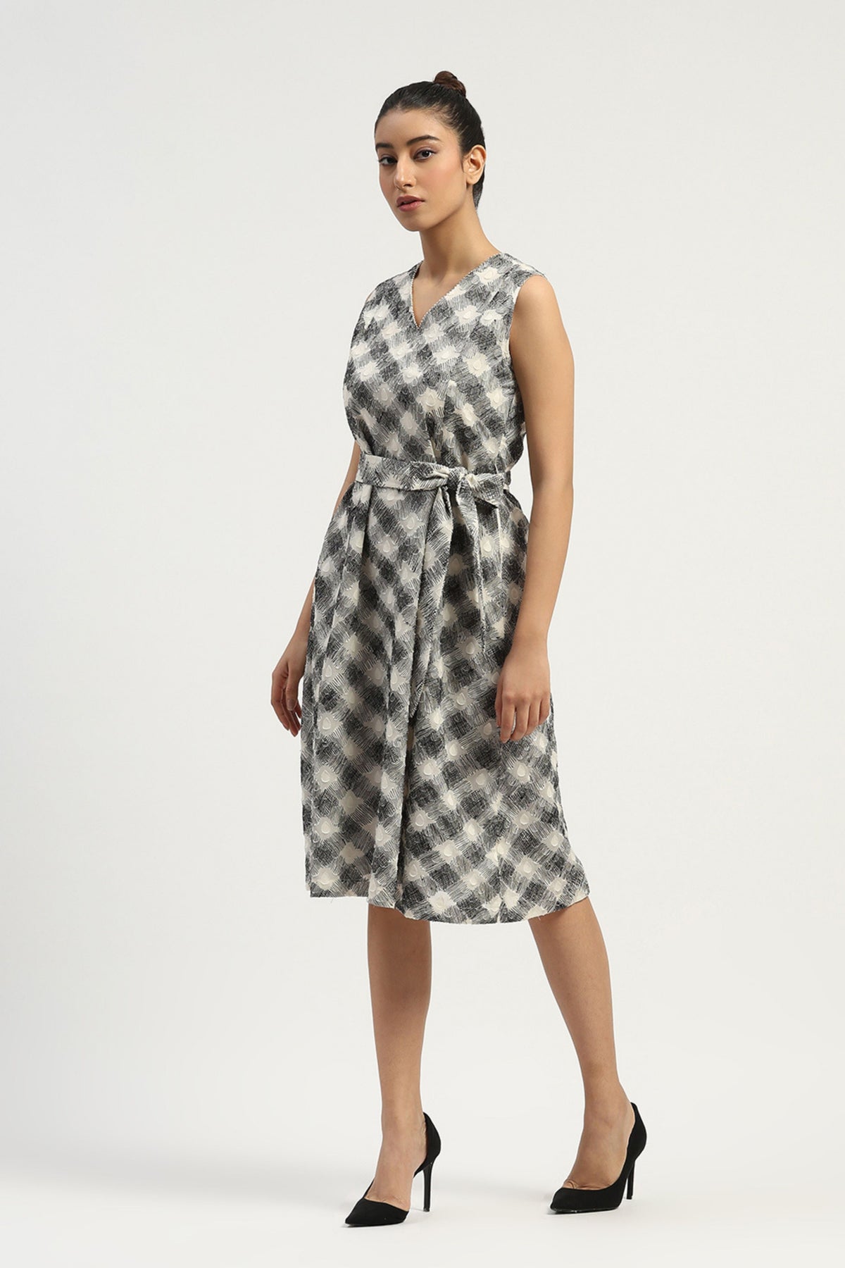 Lattice Cutwork Dress