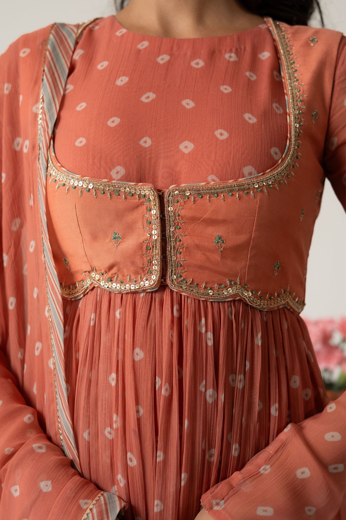 Rohiva  Anarkali Set