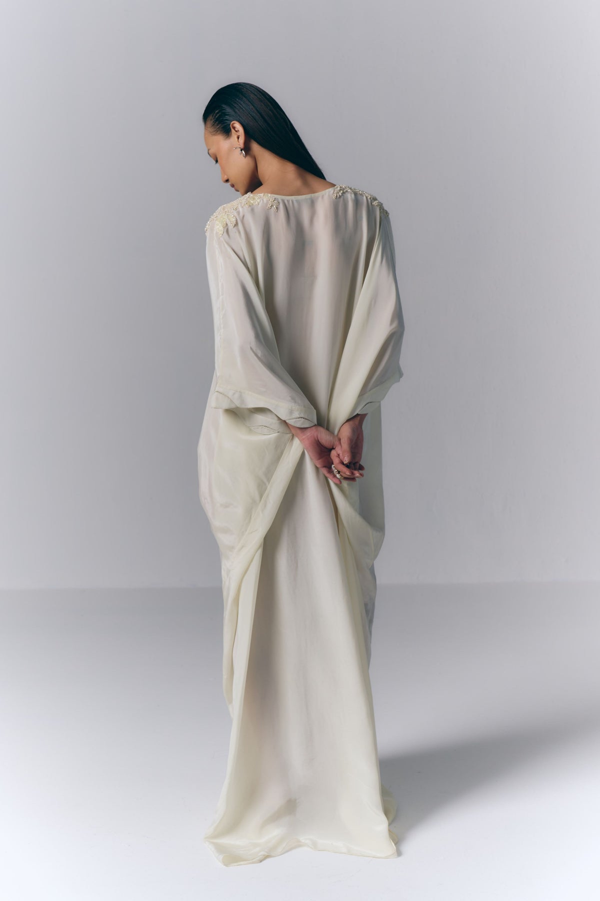 Ivory Whisper Kaftan
