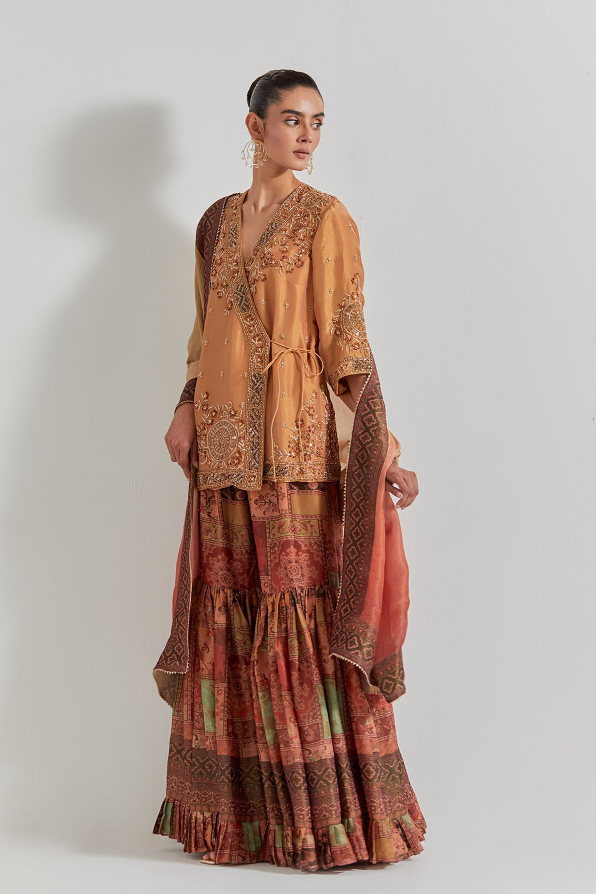 Spicy Glam Tissue Kurta Set