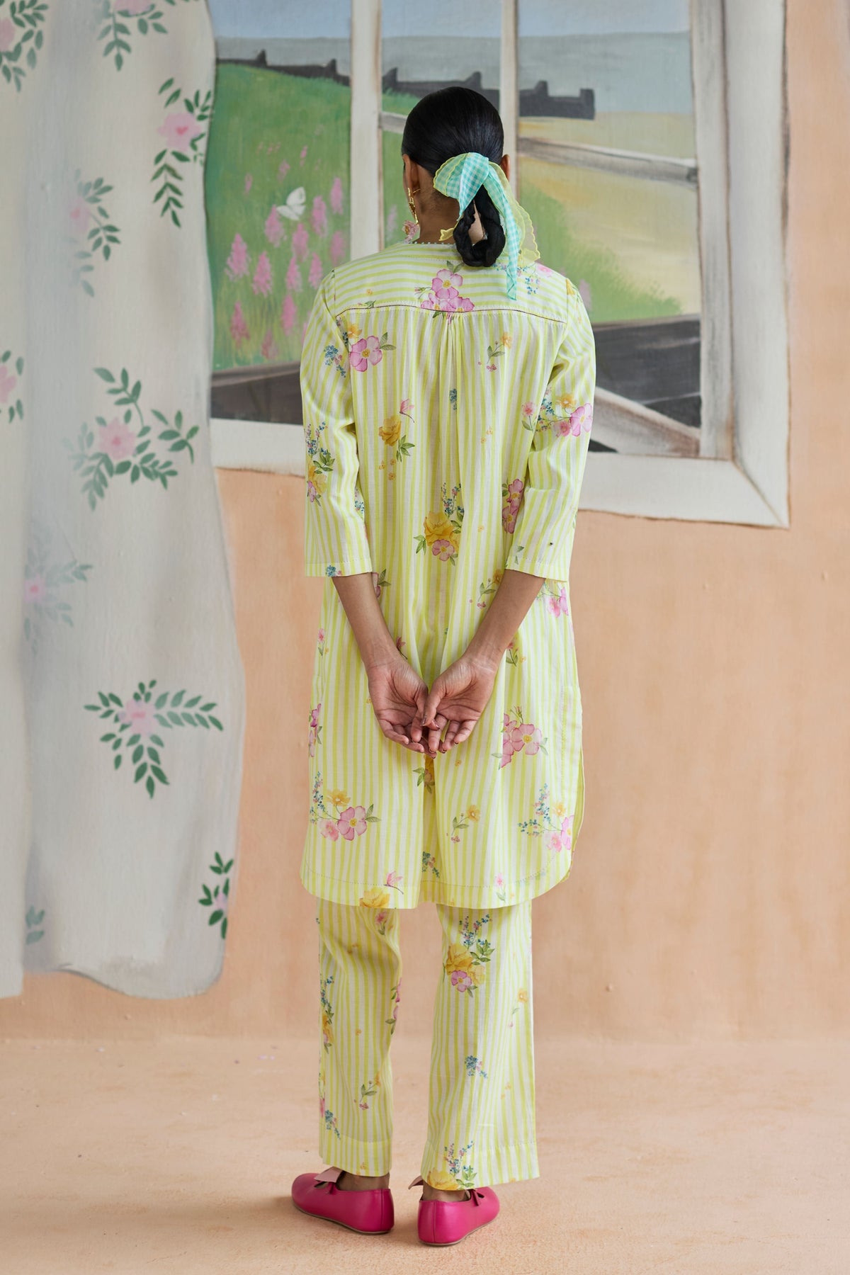 Serene Flora Mid Kurta Set