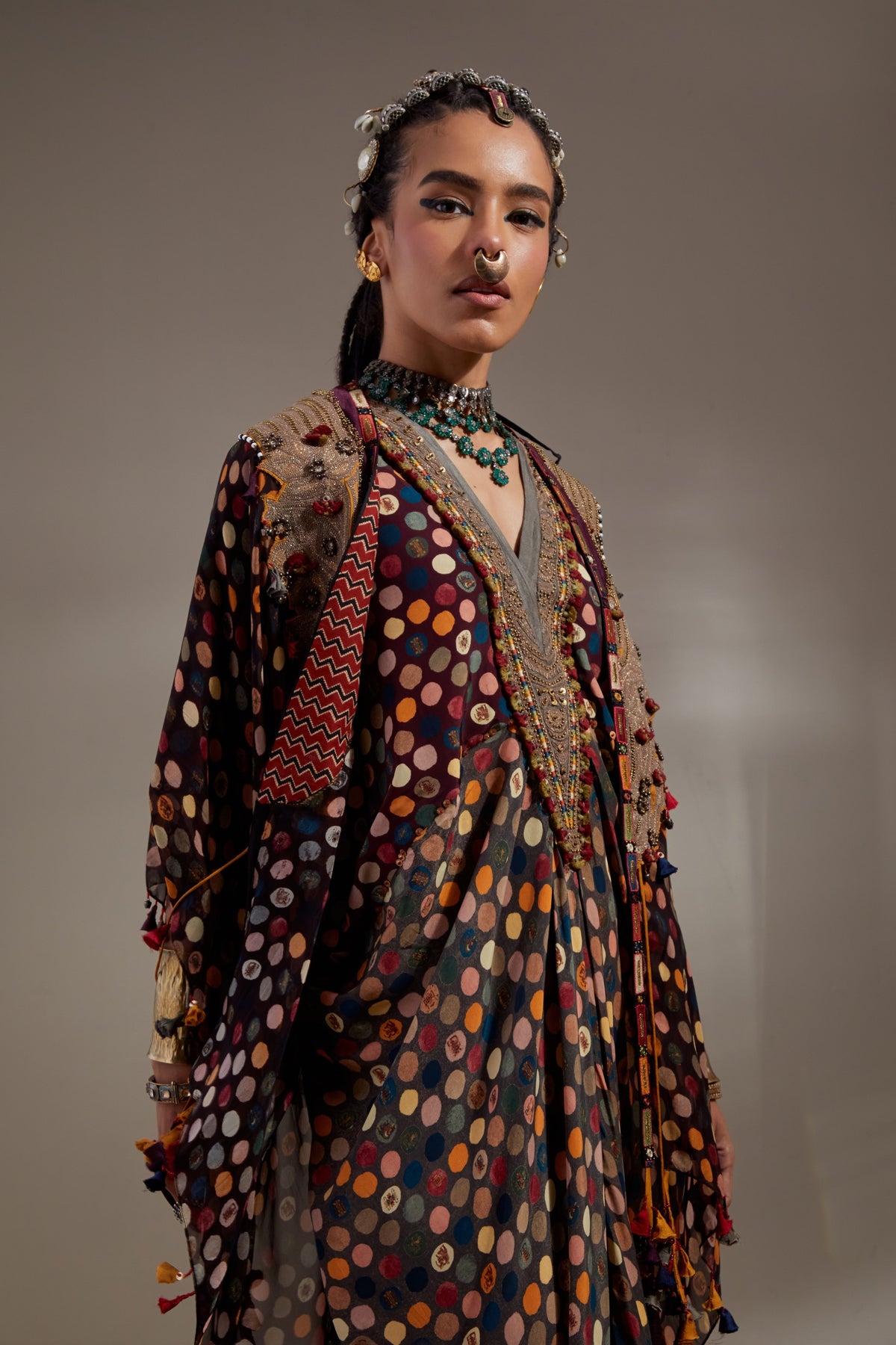 Veni Dupatta Jacket Set