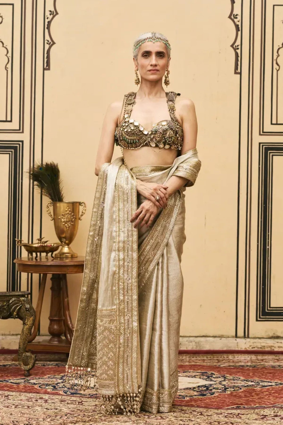 Swarnim Saree Set