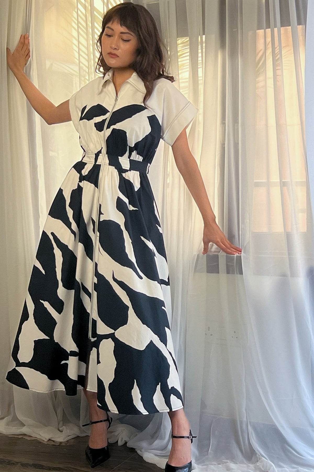 Stream Cup Zip Dress