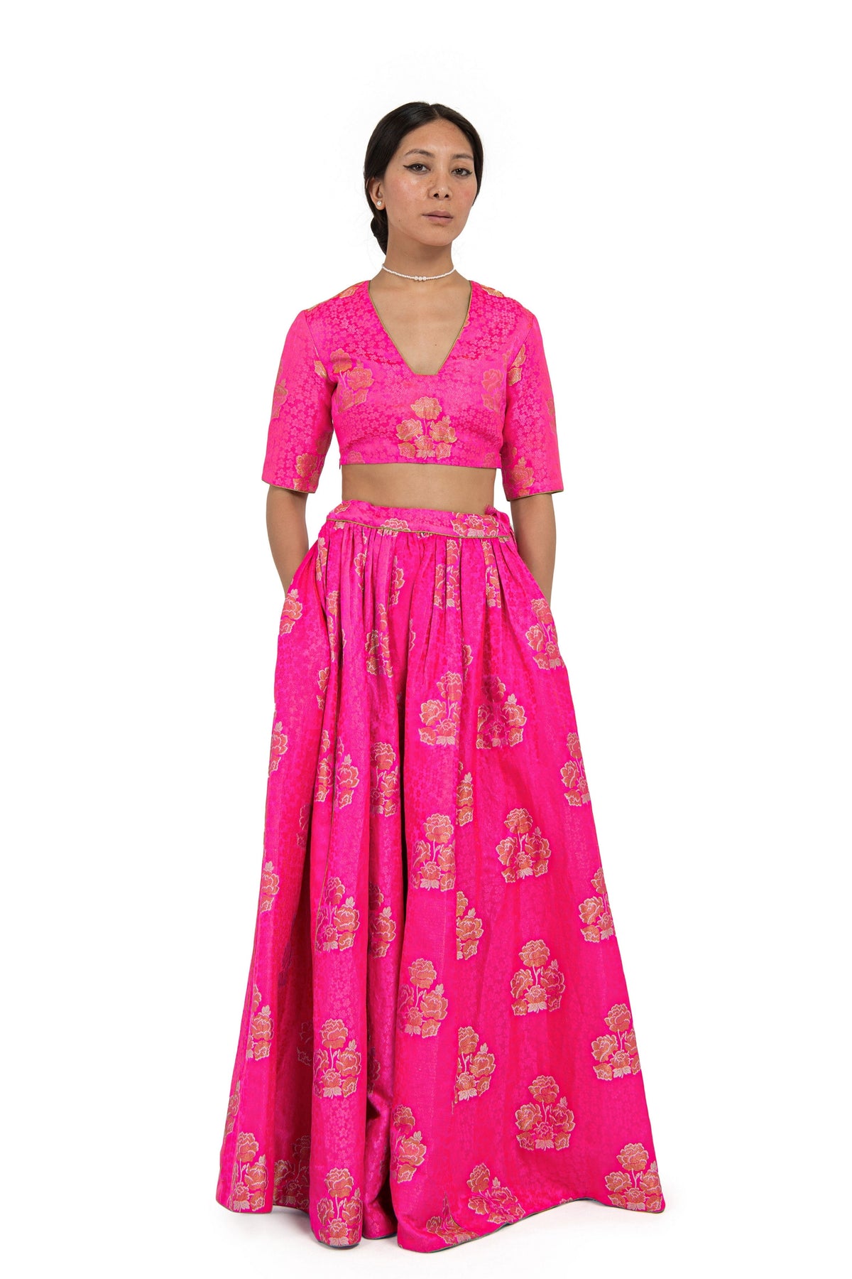 Upvan &amp; Ruqa Lehenga