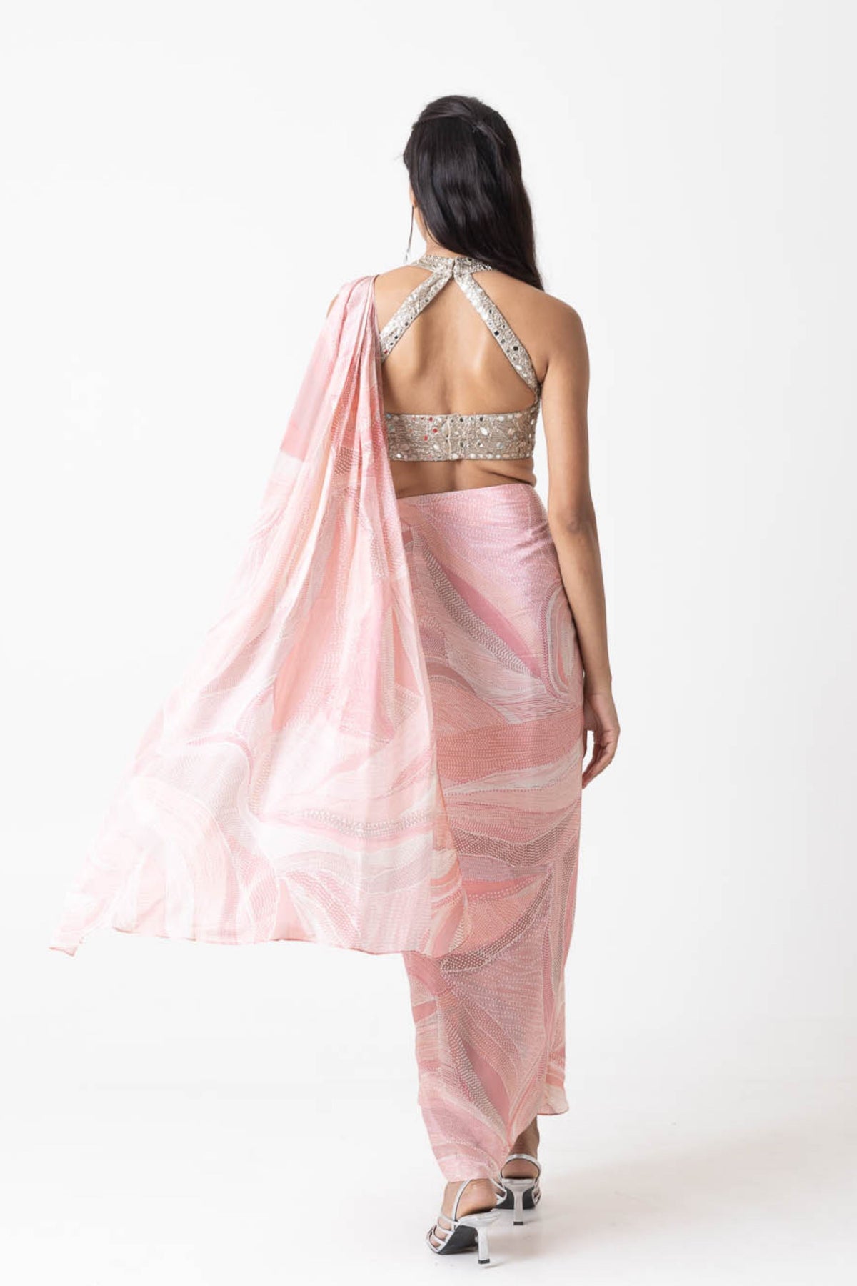 Kaya Drape Saree Set