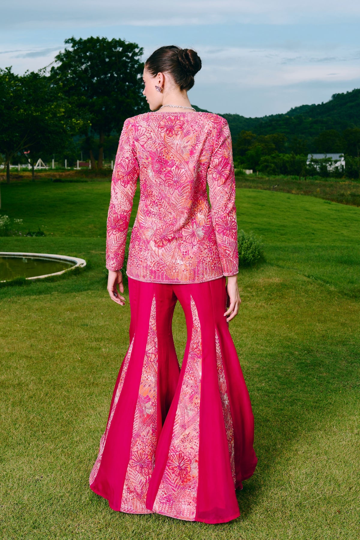 Dove Sharara Set