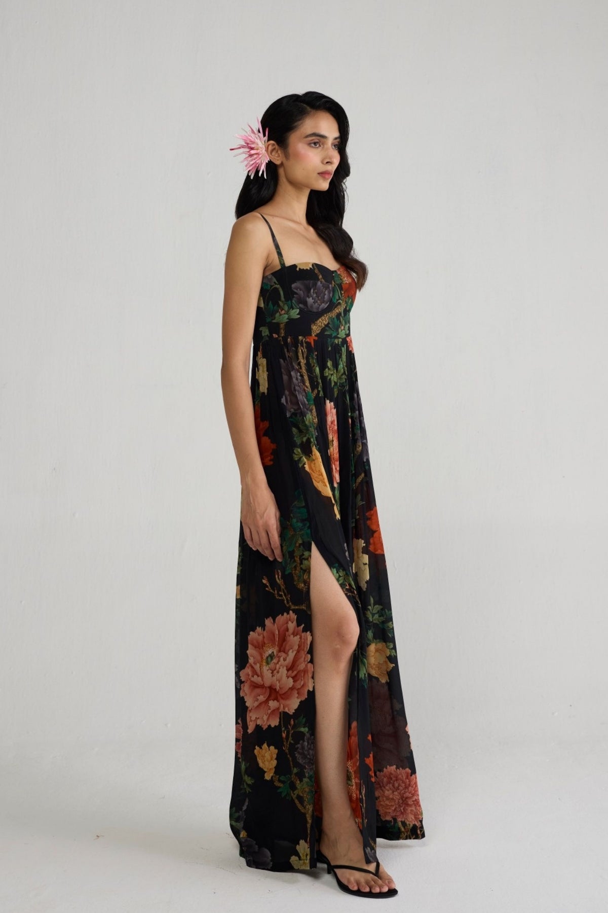 Himari Crepe Bralette Dress