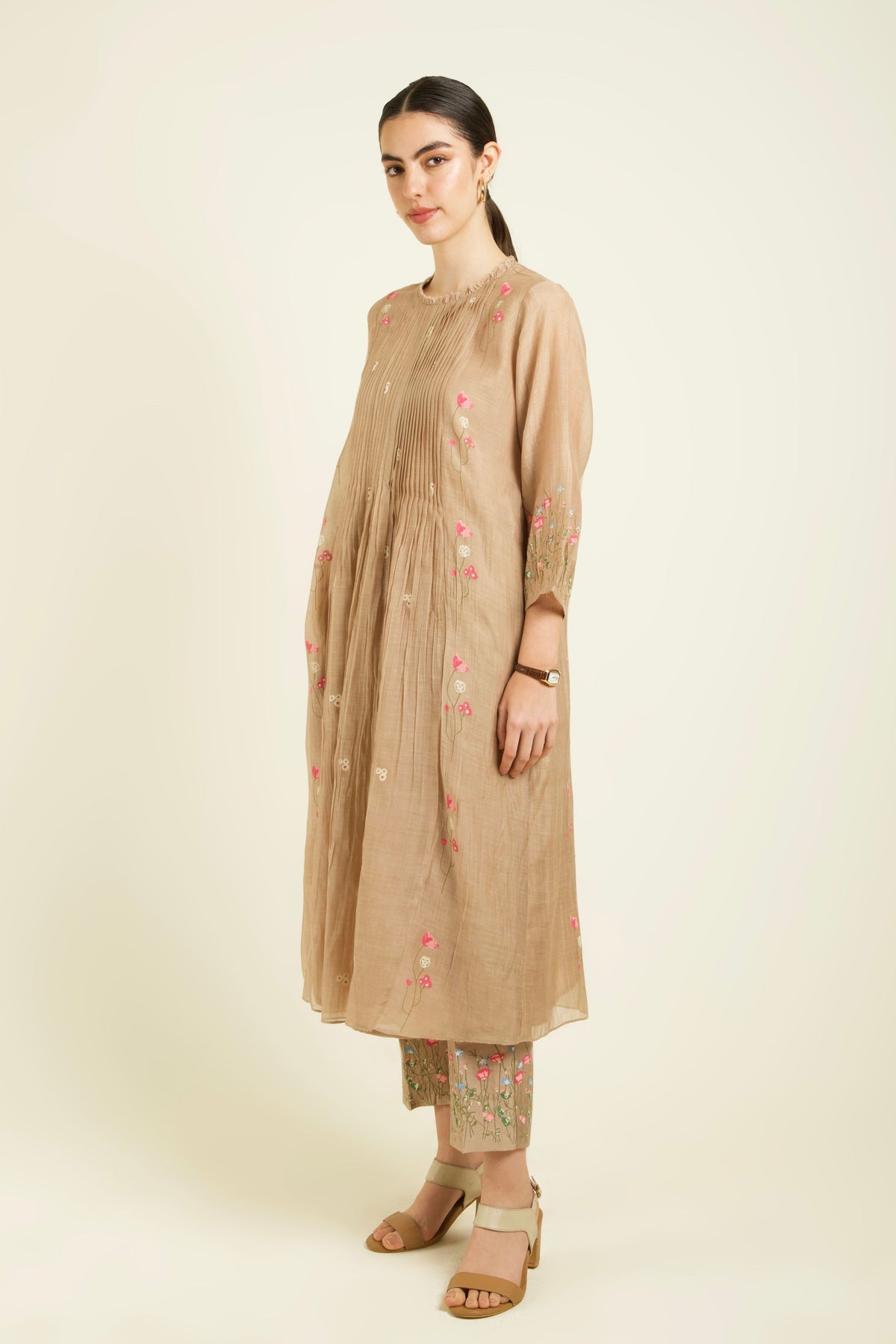 Beige Tunic Set