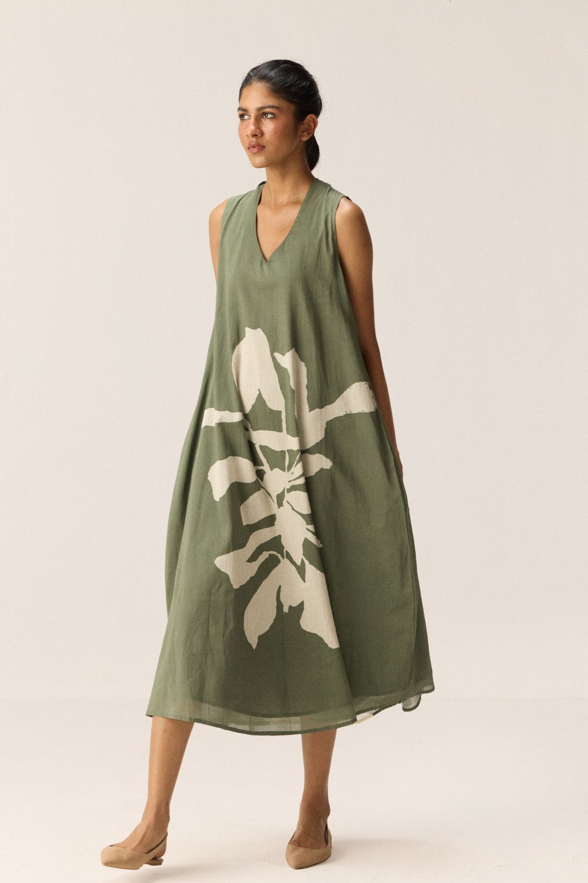 Faded Herb Dress