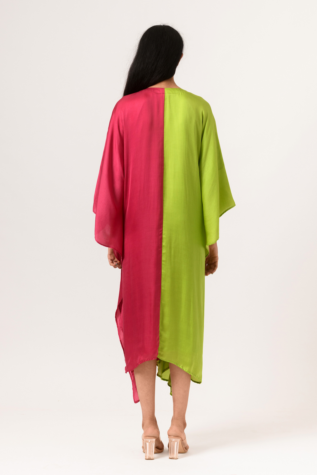 Green wine kaftan