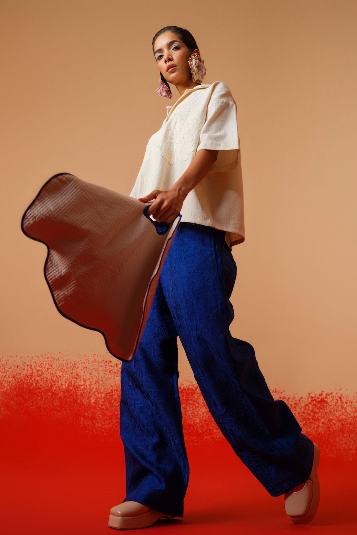 Blue Petal Pants
