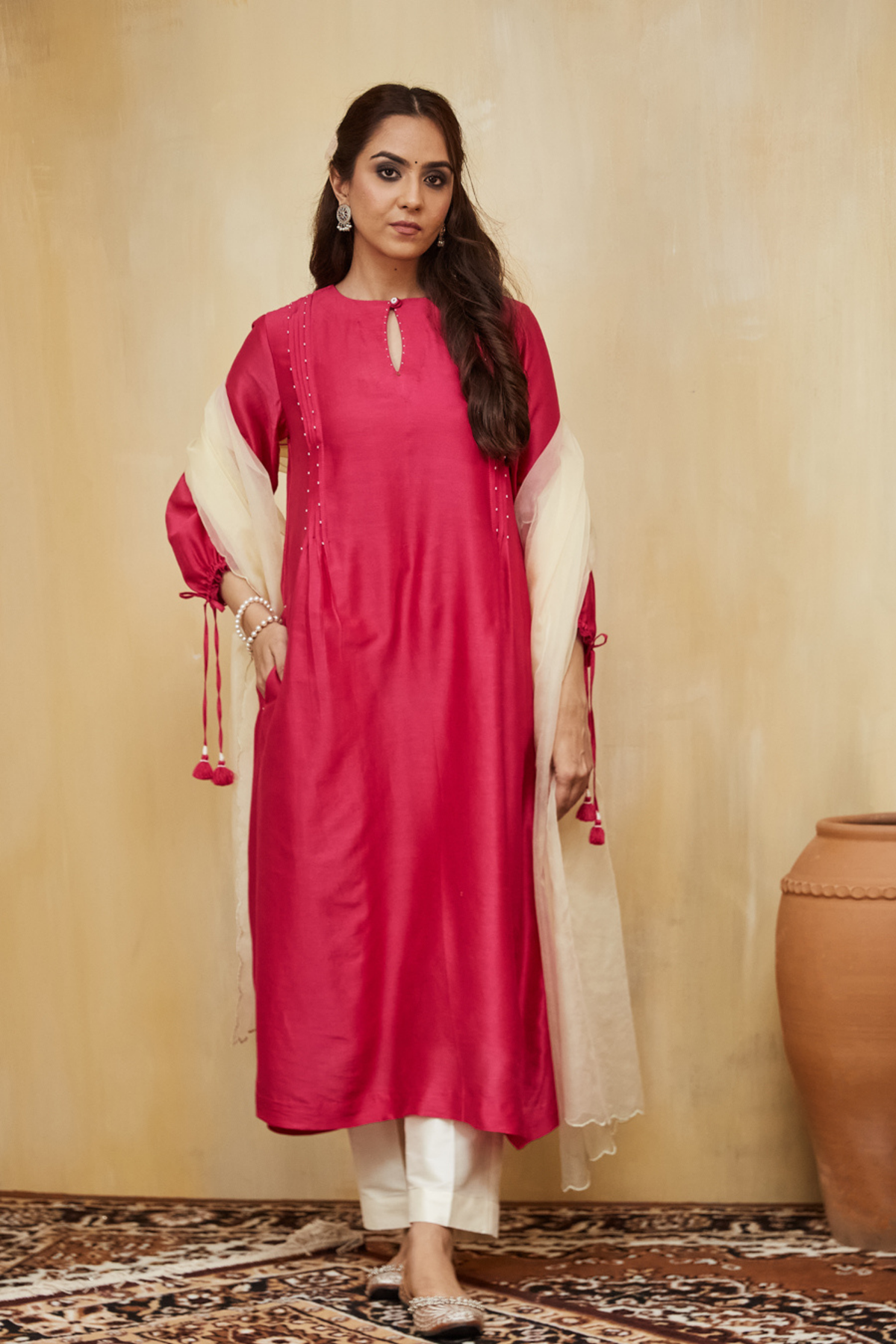 Chanderi Aisha Kurta Set