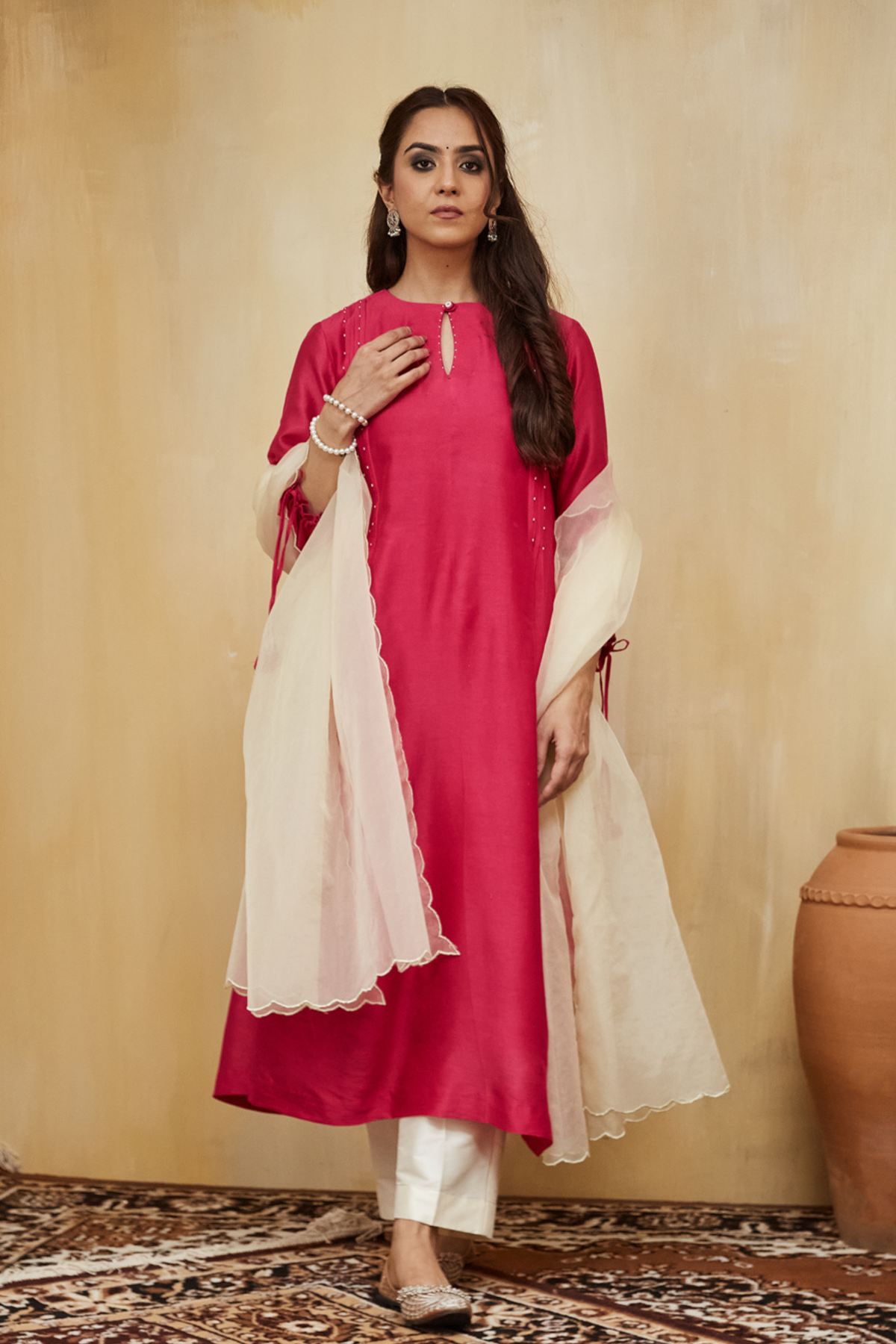 Chanderi Aisha Kurta Set