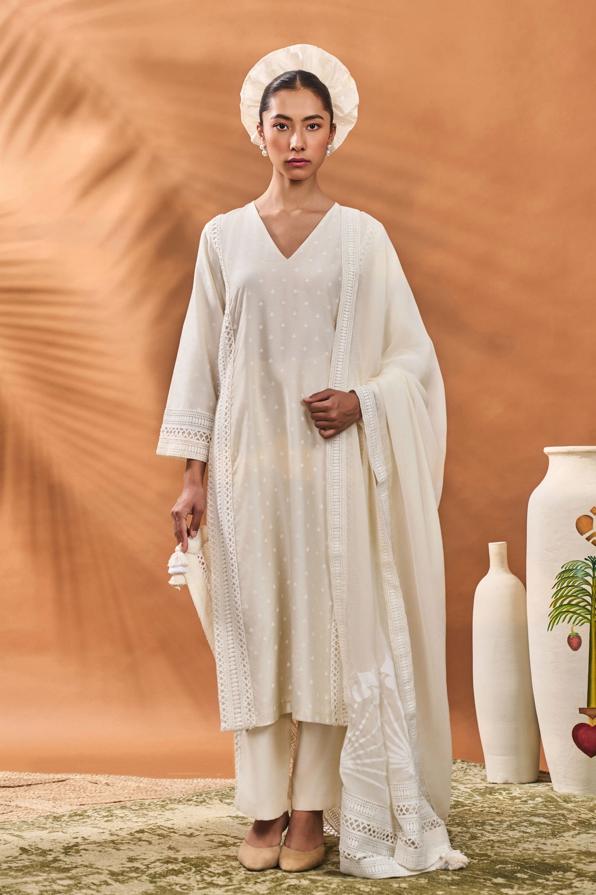 Ivory All Fours Kurta Set